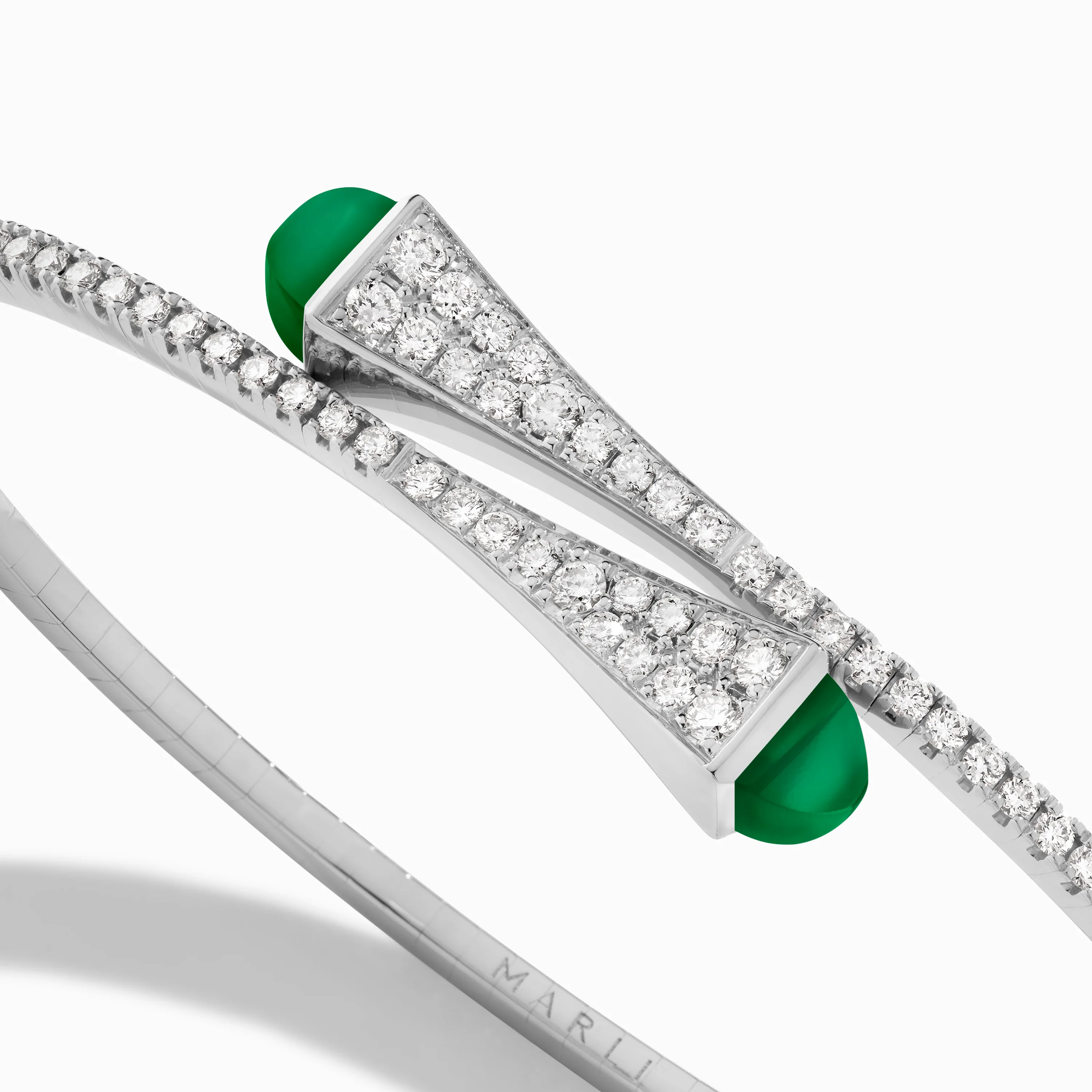 Cleo Diamond Slim Slip-On Bracelet - Image 2