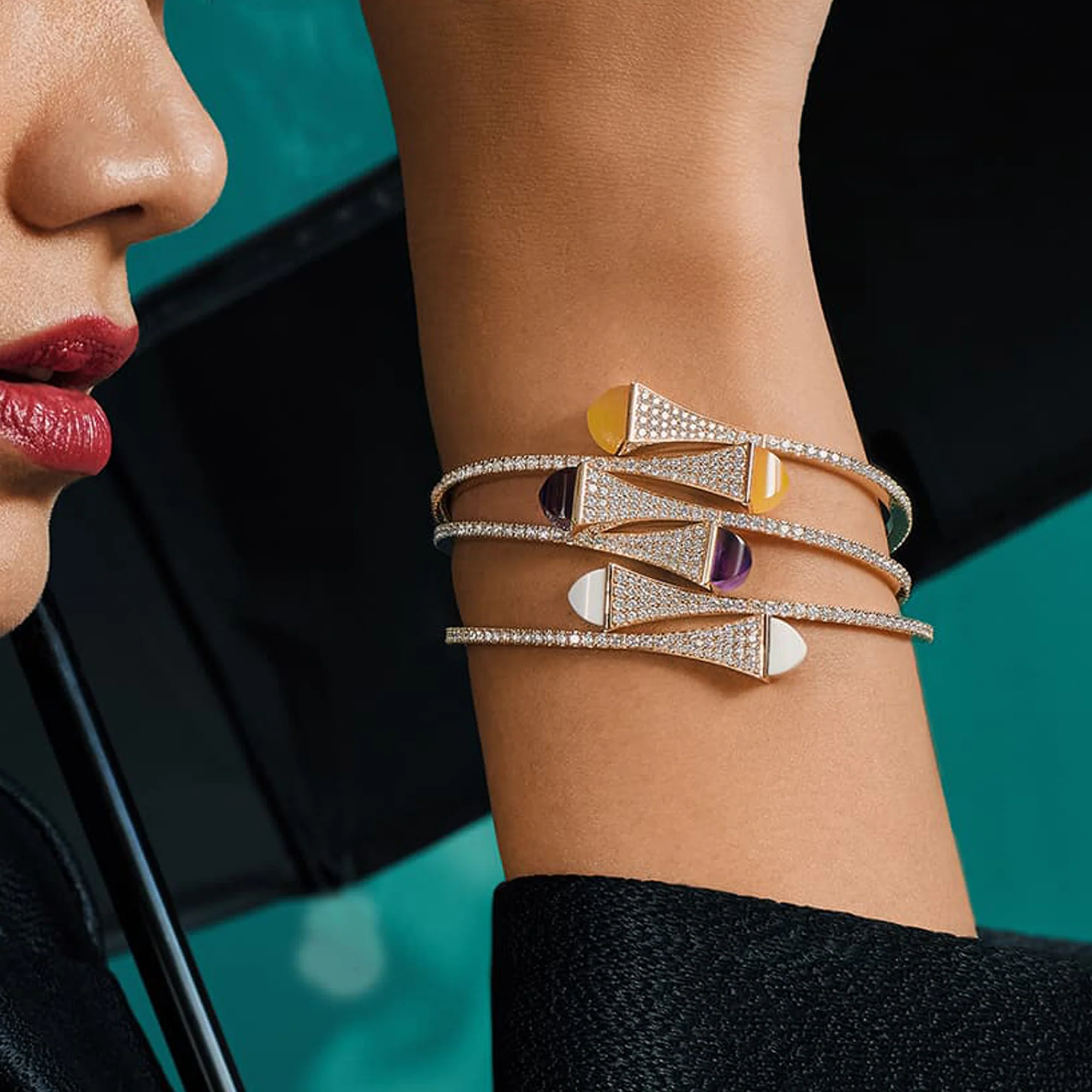 Cleo Diamond Slip-On Bracelet - Image 19