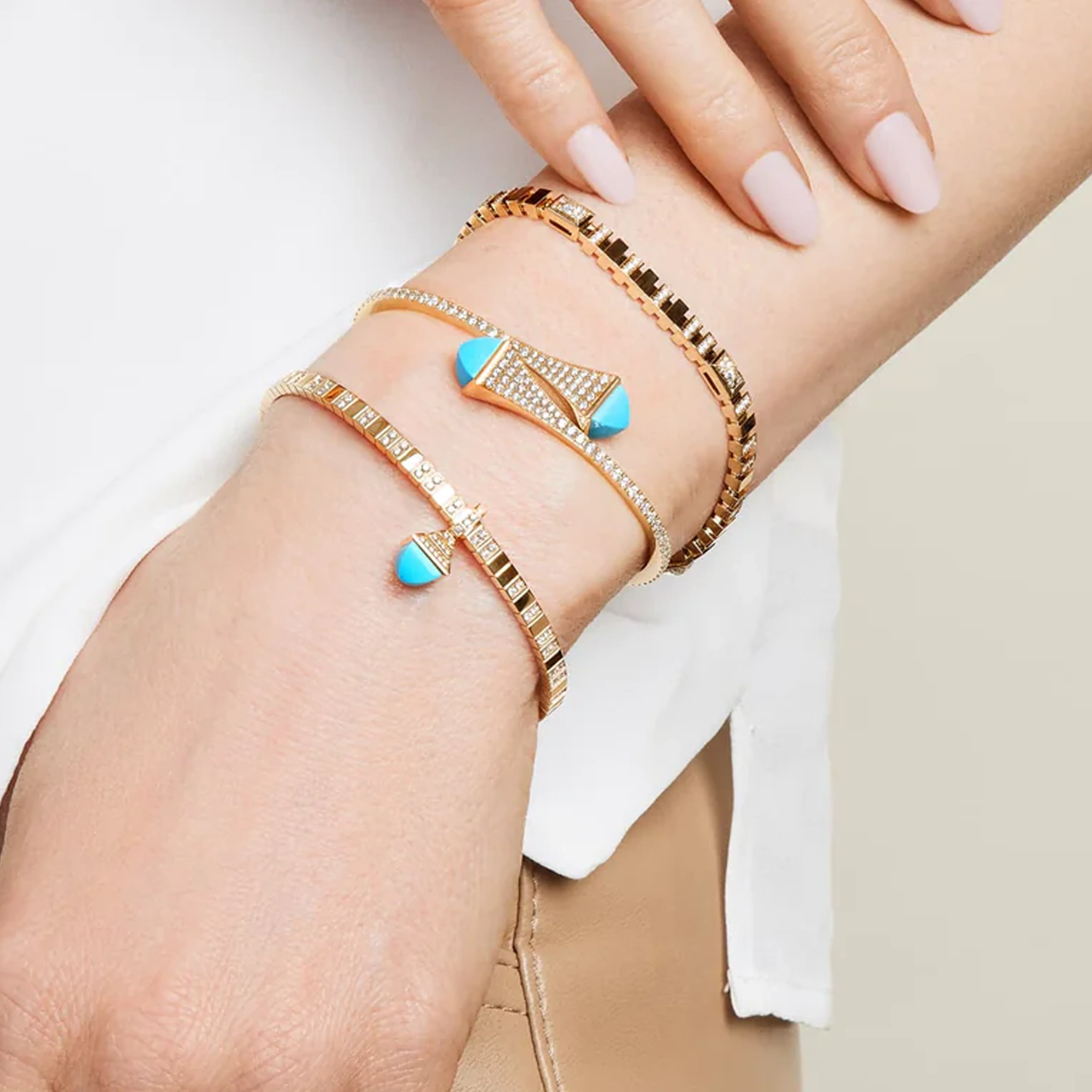 Cleo Diamond Slip-On Bracelet - Image 40