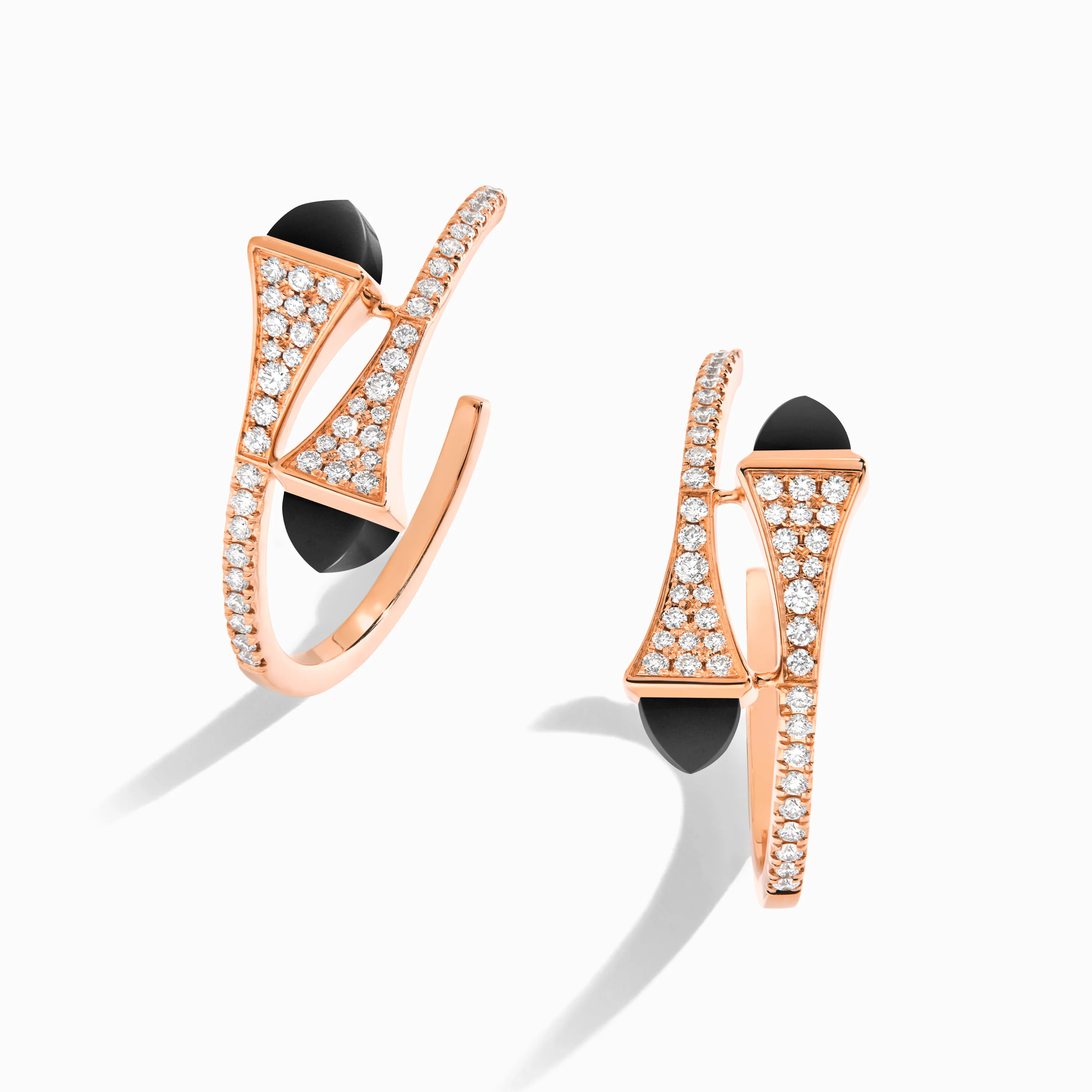 Cleo Diamond Small Hoop Earrings - Image 11