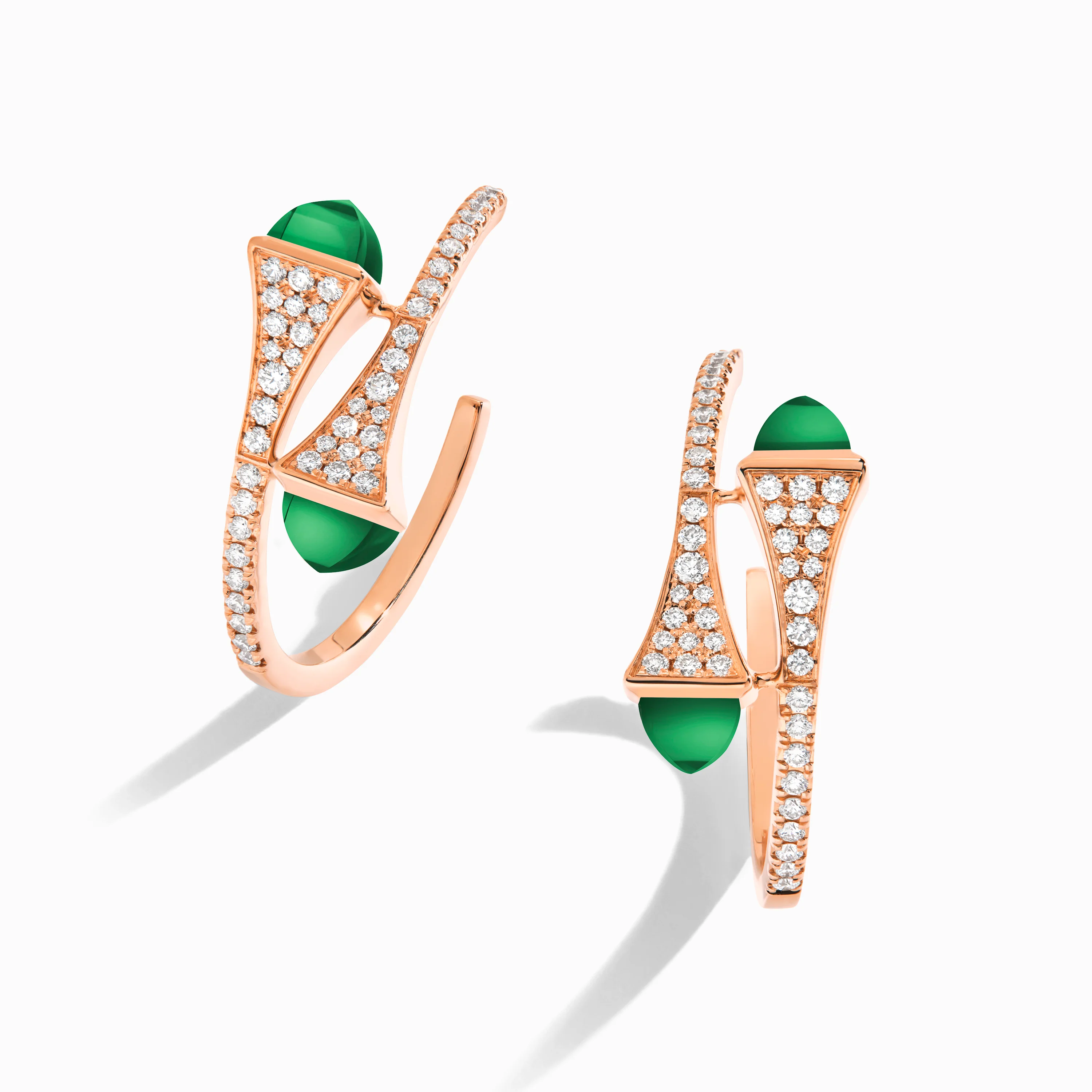 Cleo Diamond Small Hoop Earrings - Image 15