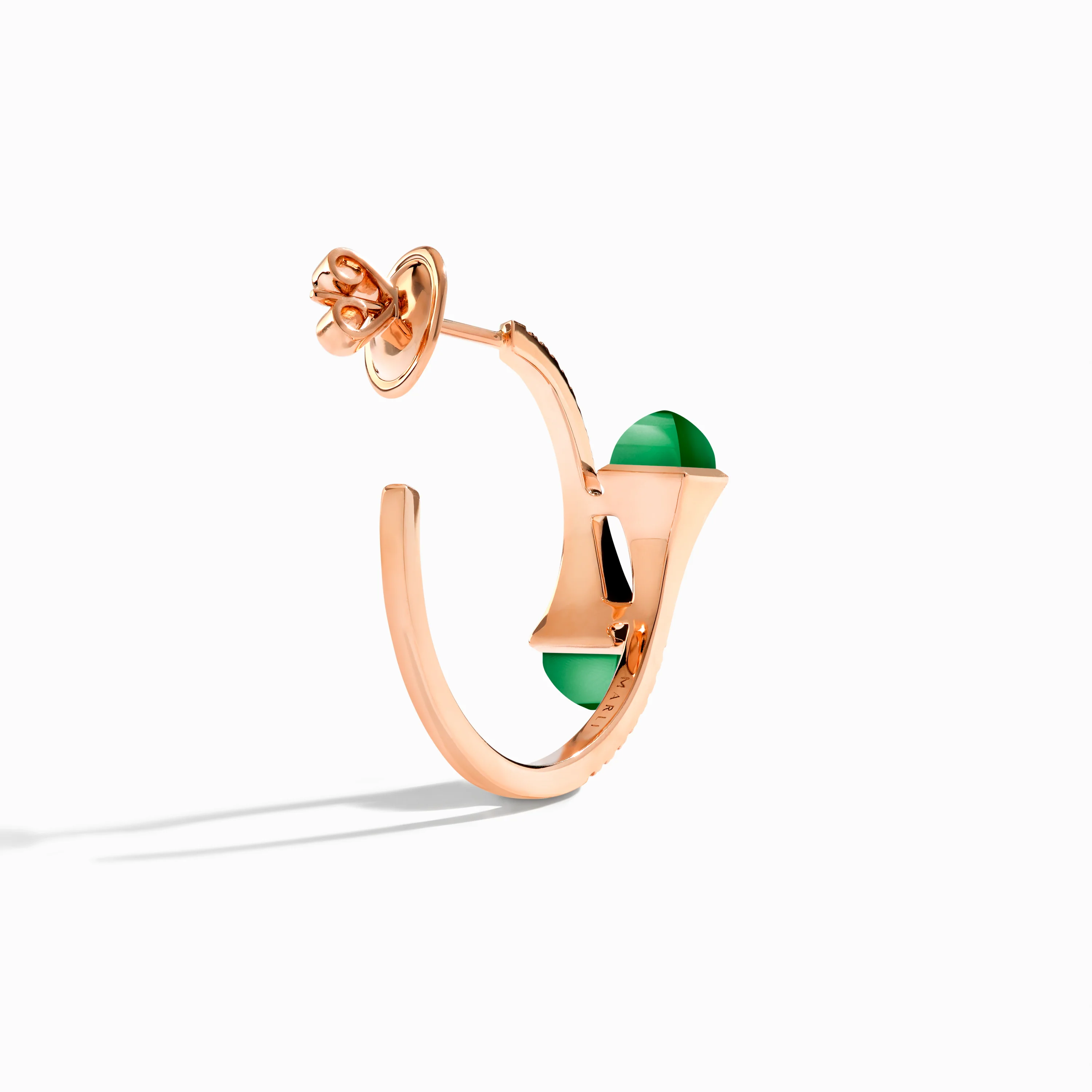 Cleo Diamond Small Hoop Earrings - Image 17