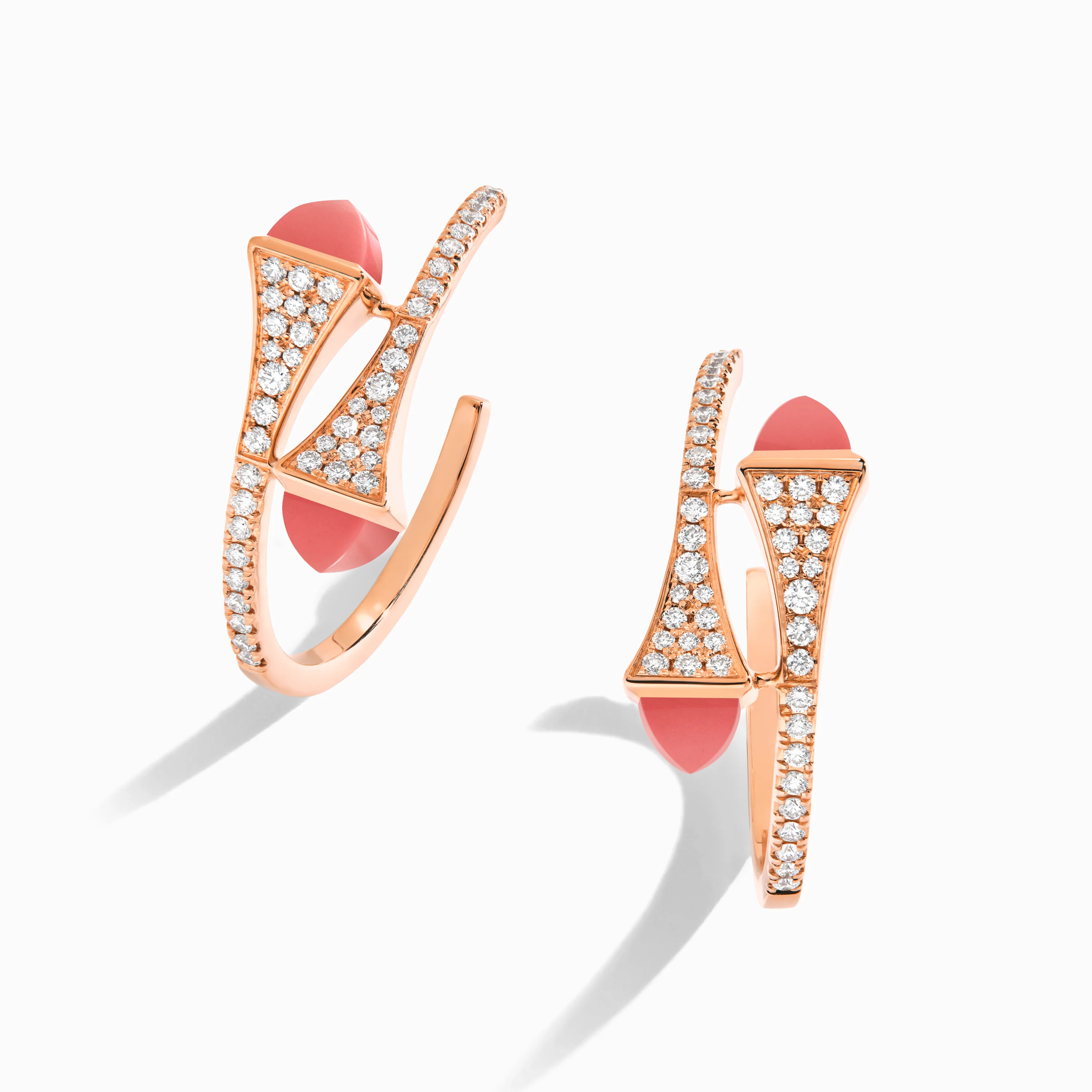 Cleo Diamond Small Hoop Earrings - Image 18