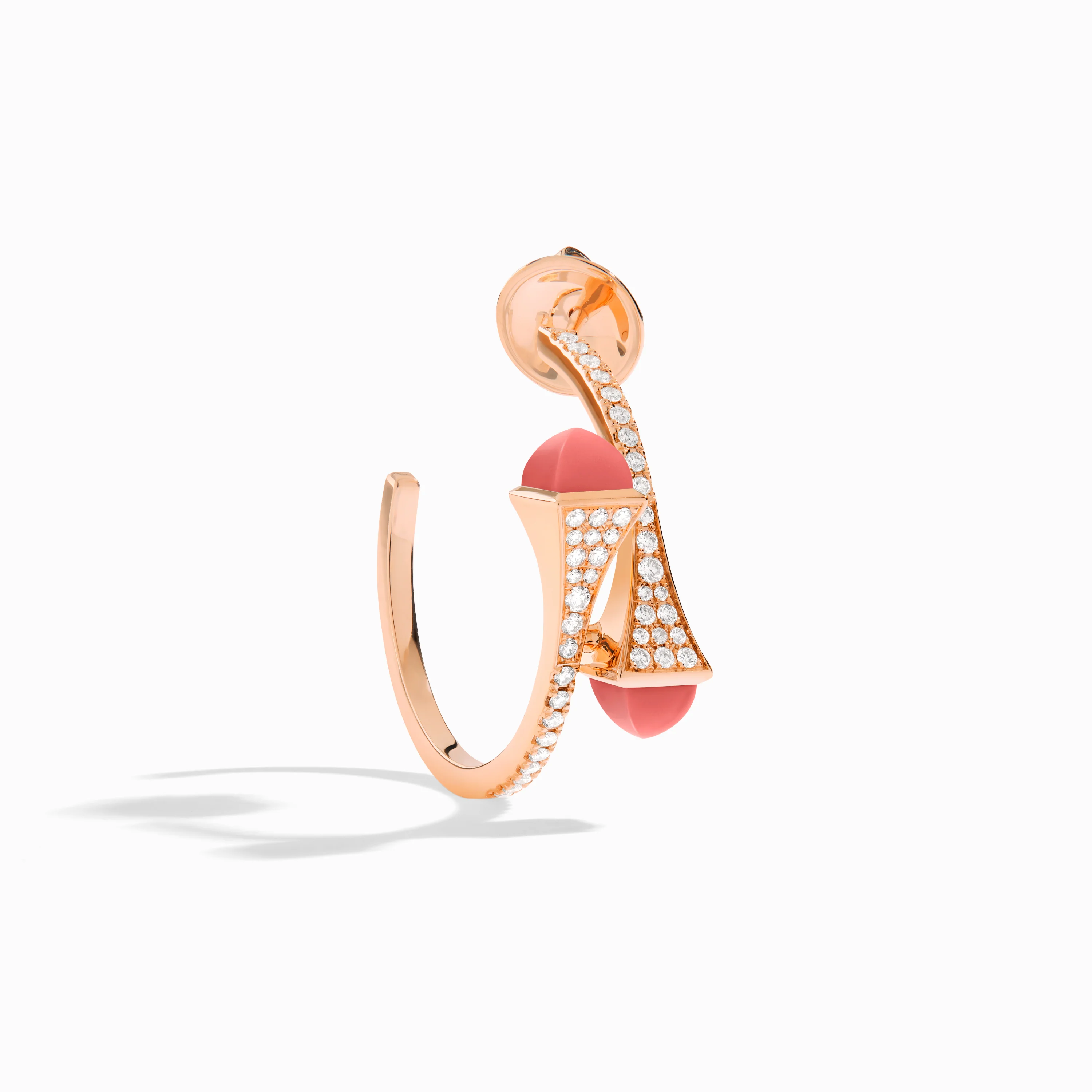 Cleo Diamond Small Hoop Earrings - Image 19