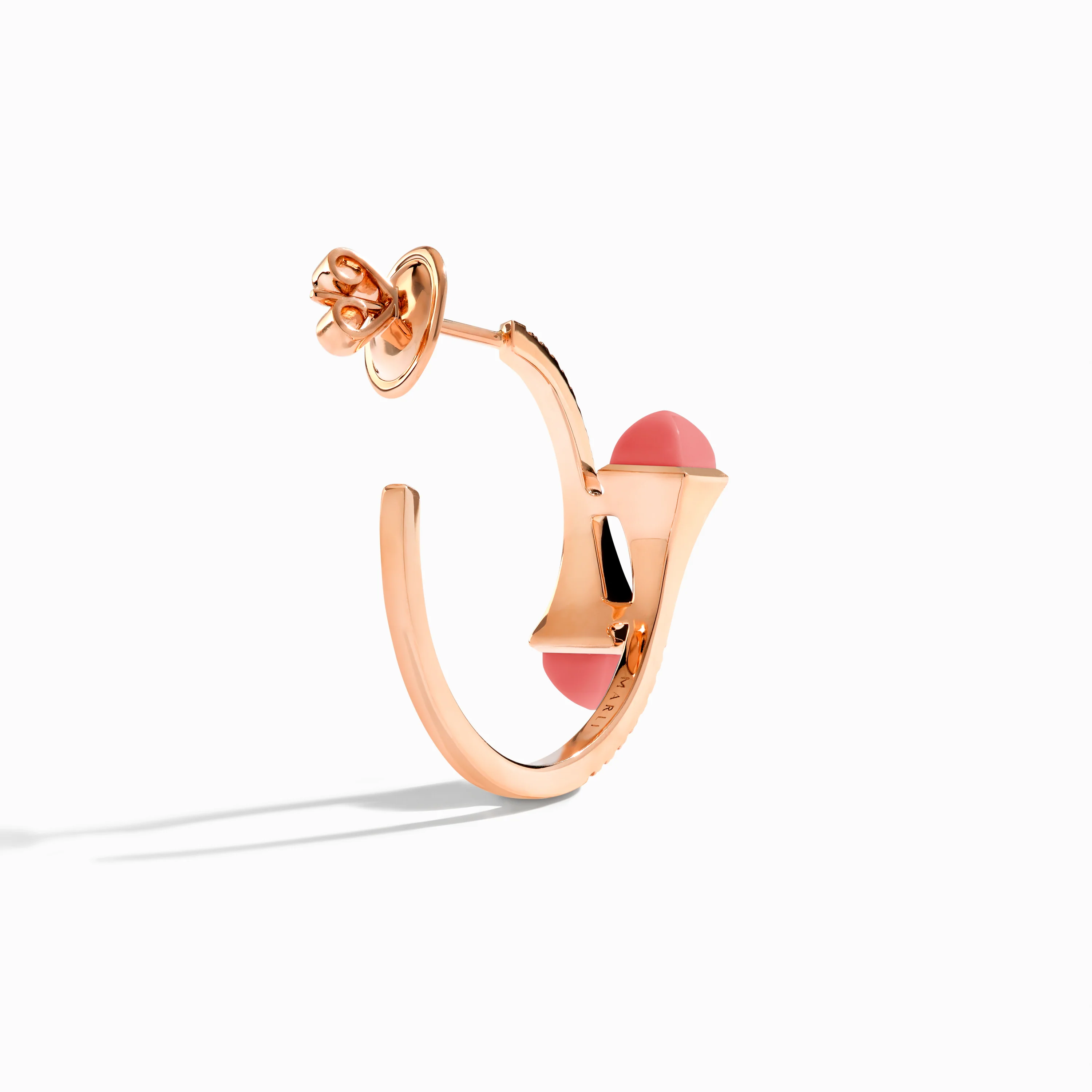 Cleo Diamond Small Hoop Earrings - Image 20