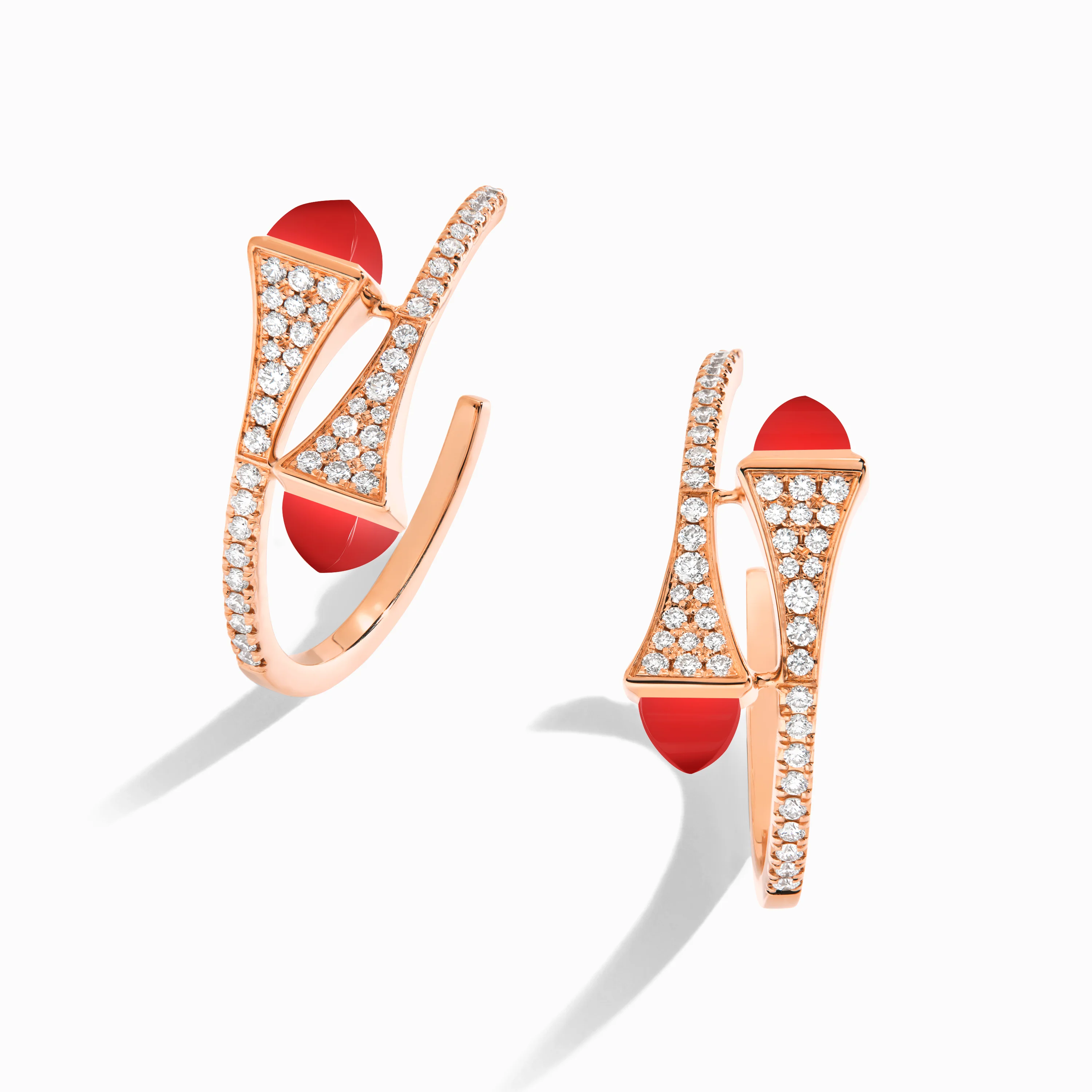 Cleo Diamond Small Hoop Earrings - Image 24
