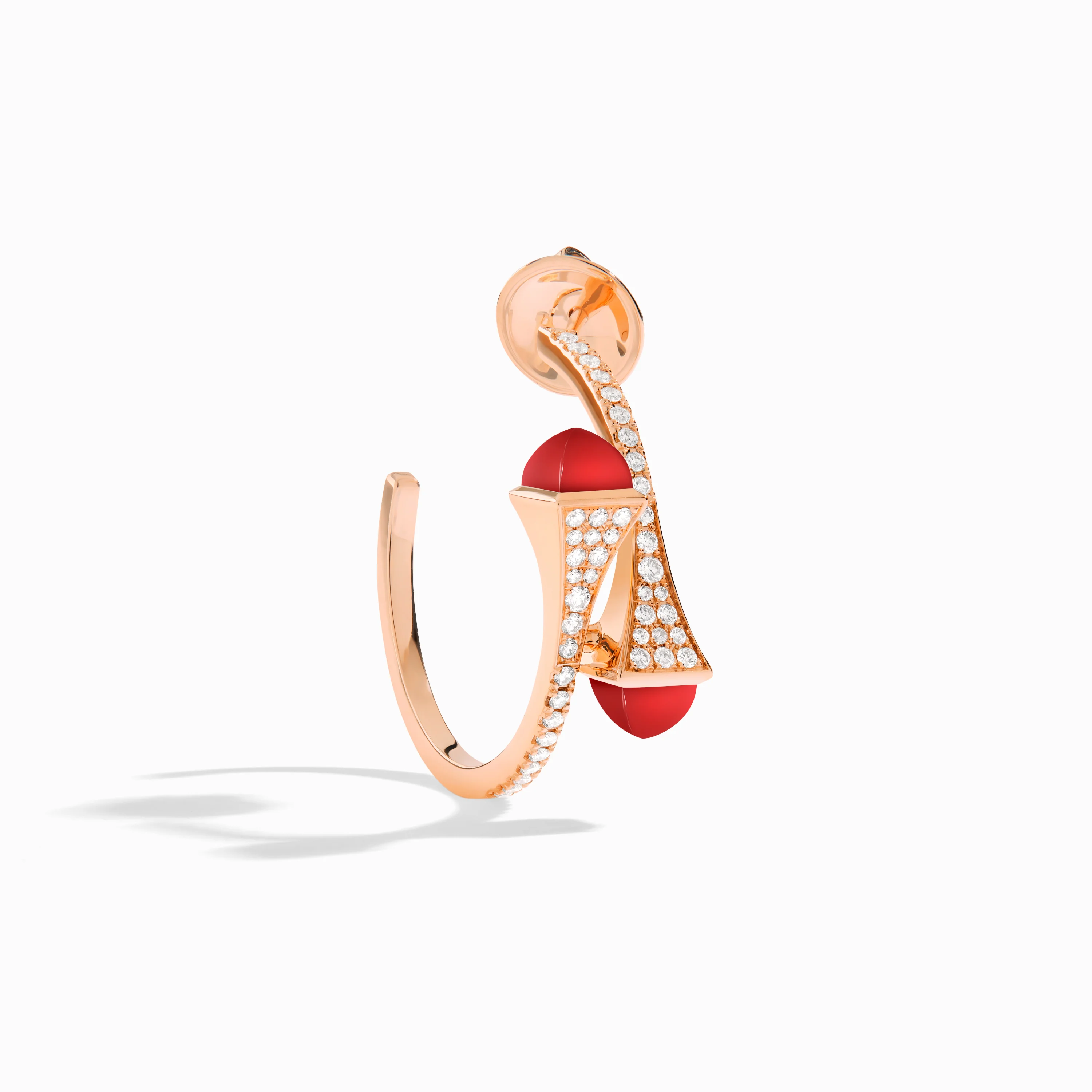 Cleo Diamond Small Hoop Earrings - Image 25