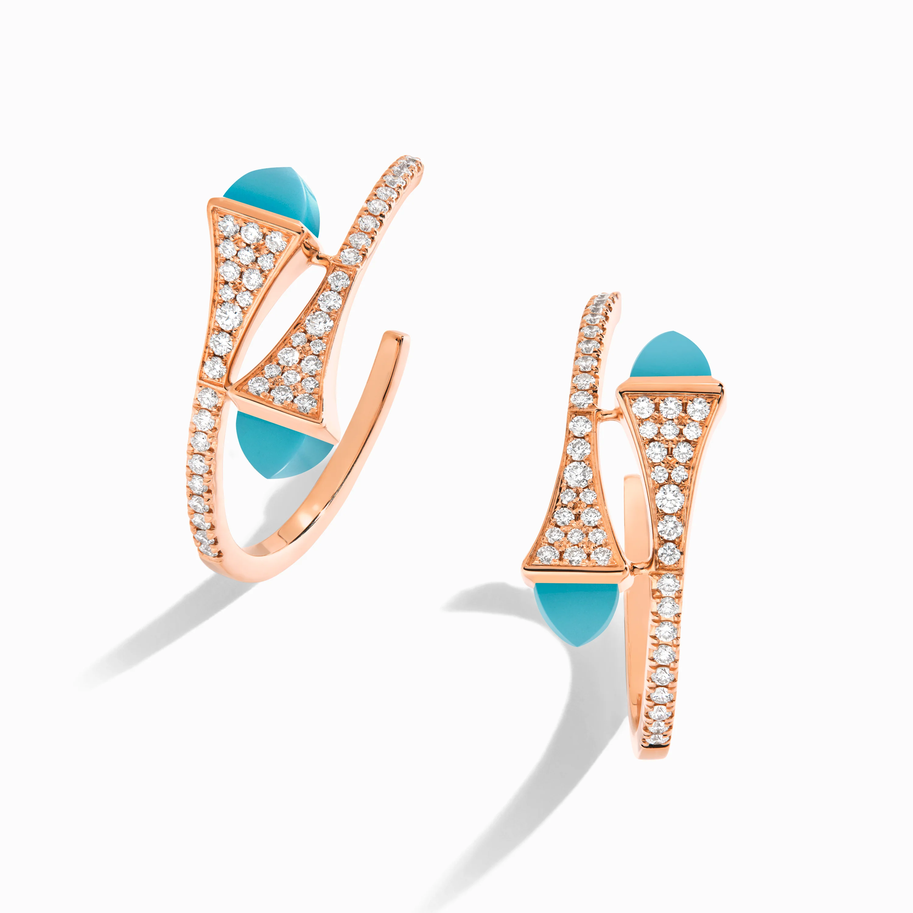 Cleo Diamond Small Hoop Earrings - Image 27