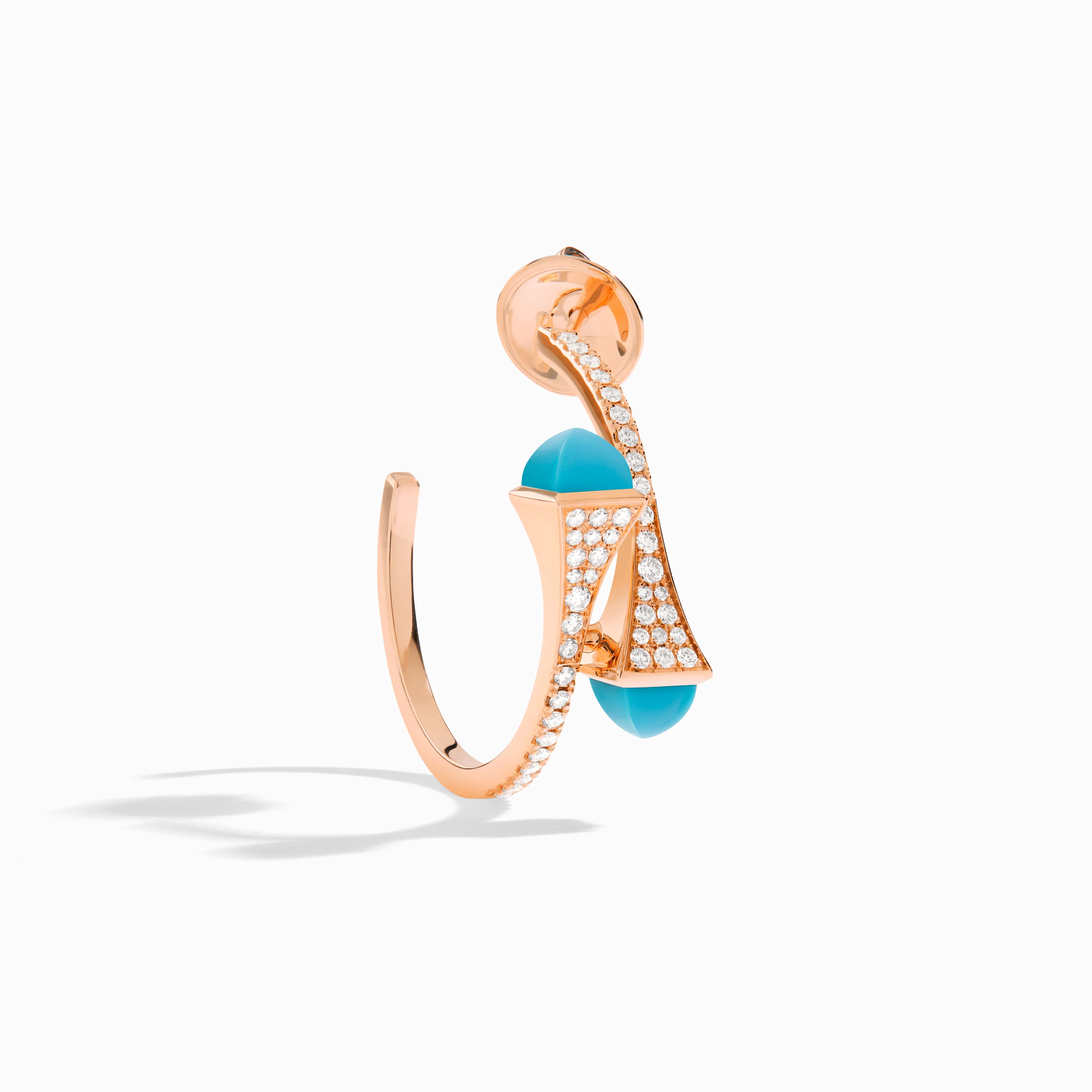 Cleo Diamond Small Hoop Earrings - Image 28