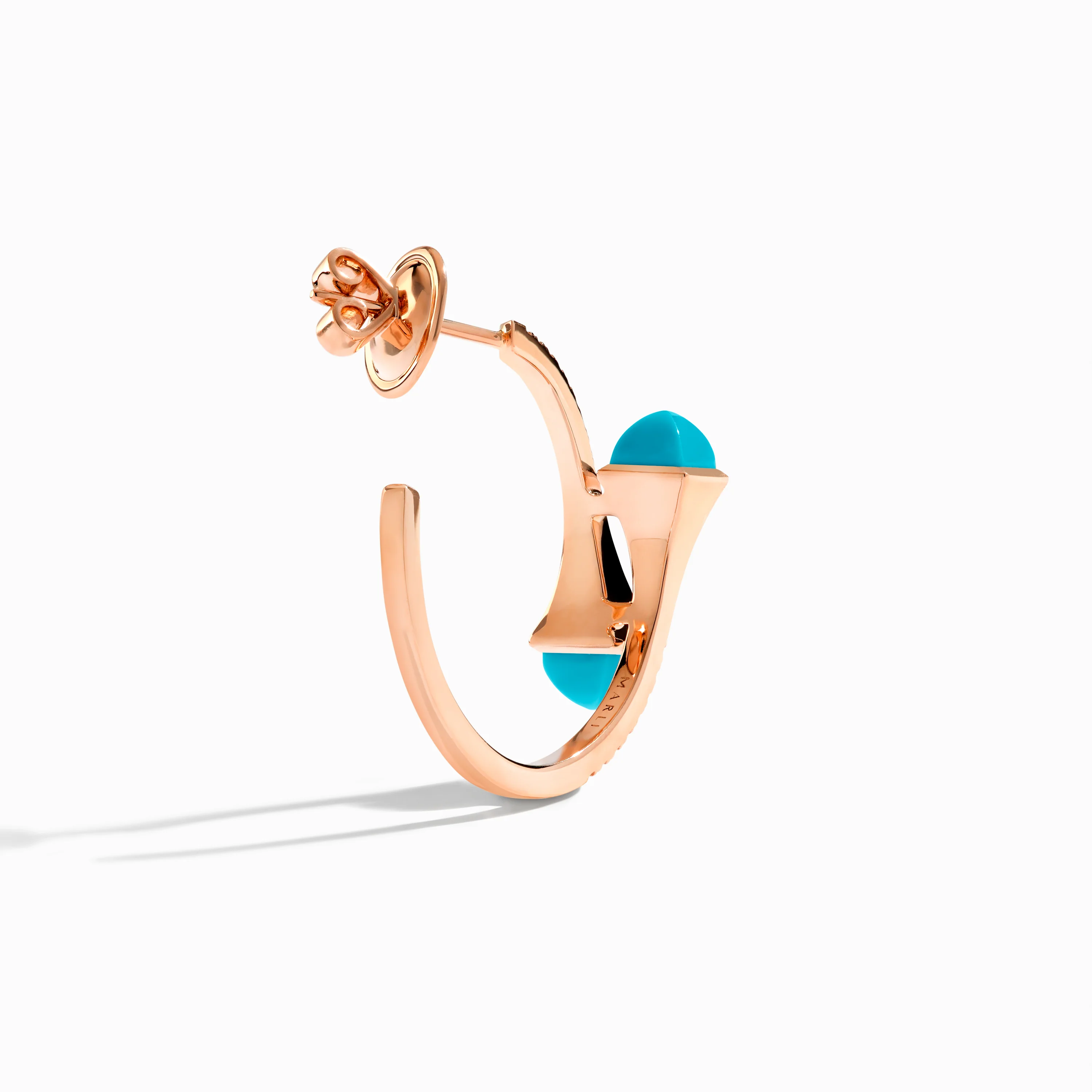 Cleo Diamond Small Hoop Earrings - Image 29
