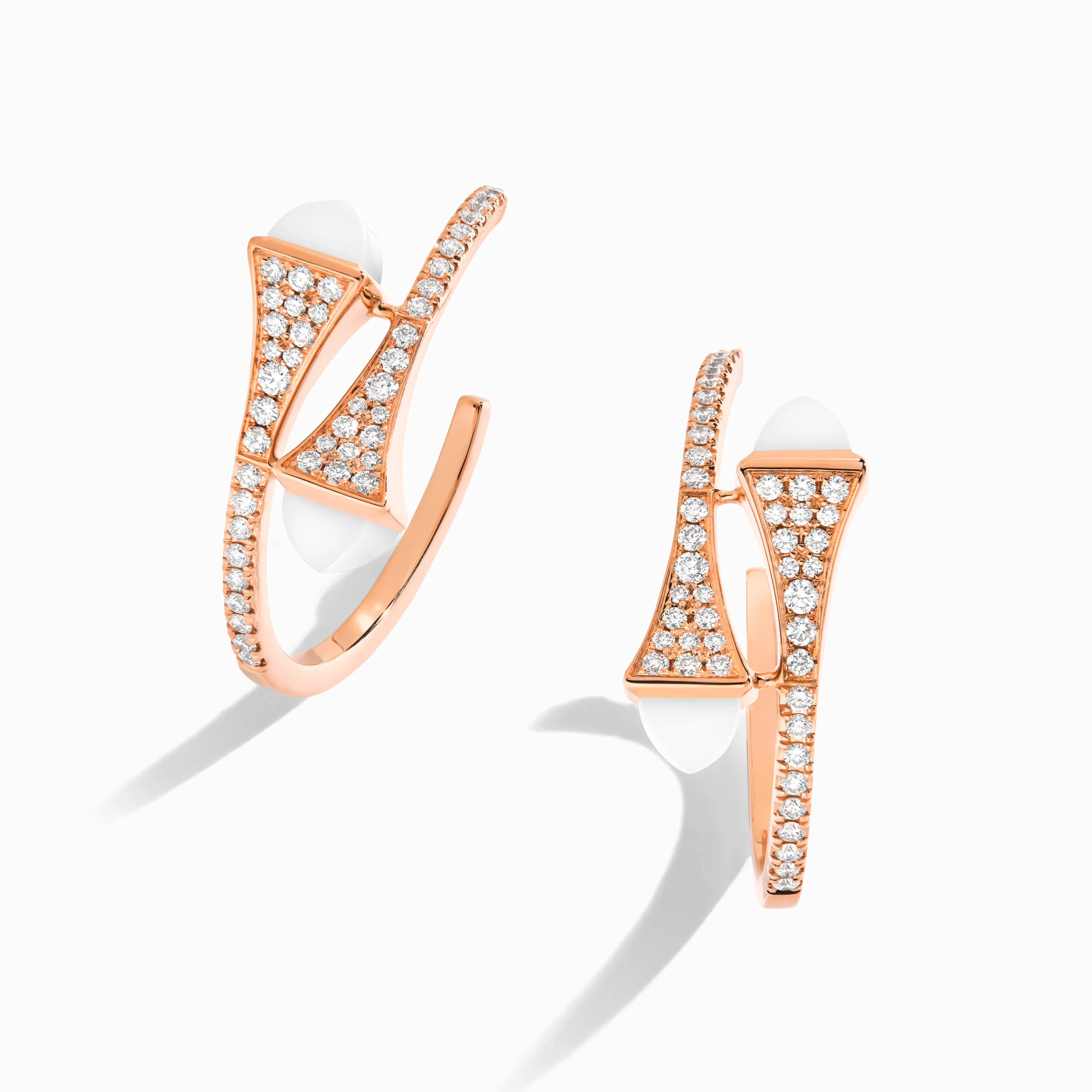 Cleo Diamond Small Hoop Earrings - Image 30