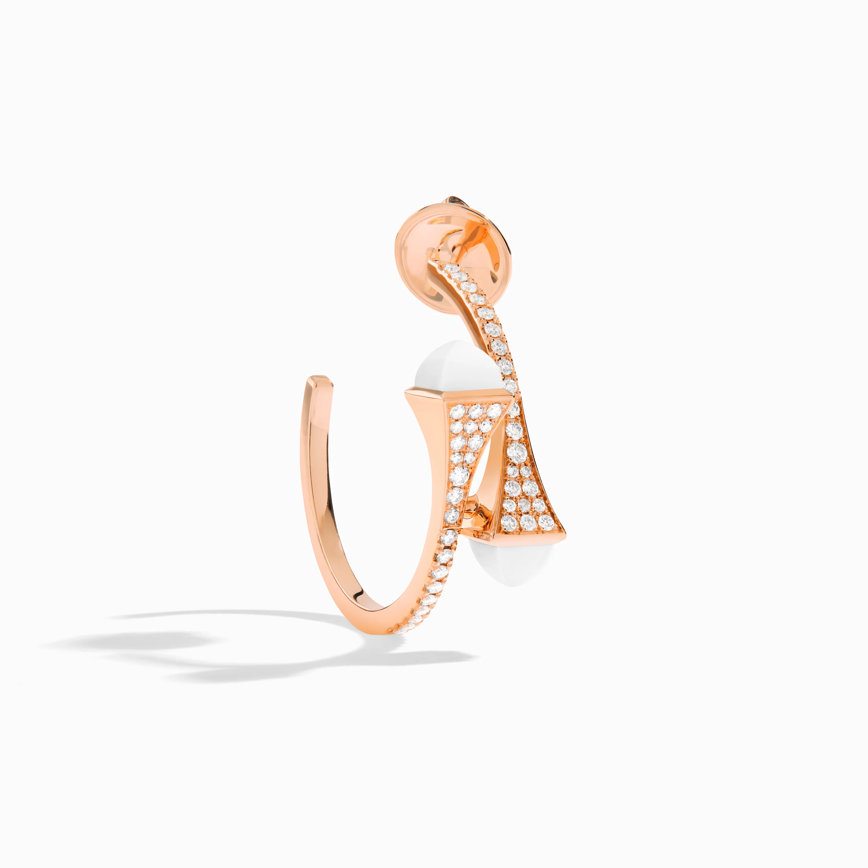 Cleo Diamond Small Hoop Earrings - Image 31