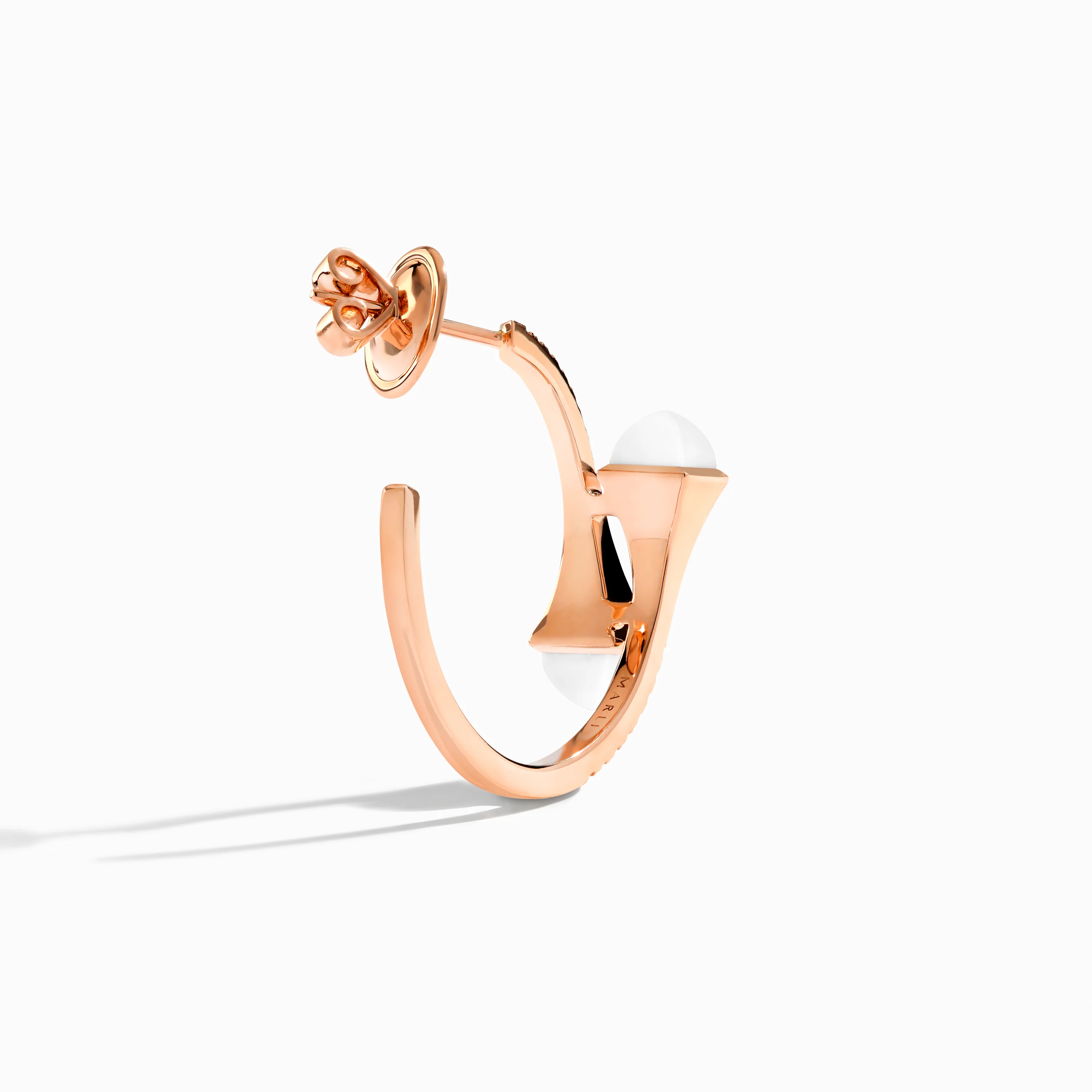 Cleo Diamond Small Hoop Earrings - Image 32