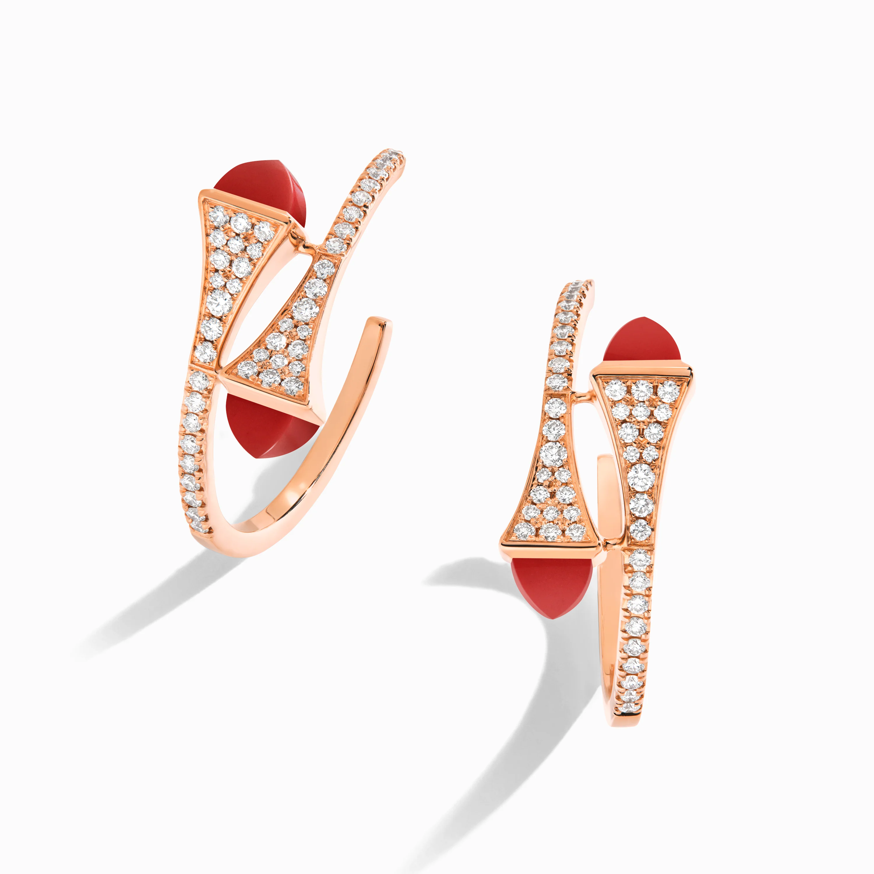 Cleo Diamond Small Hoop Earrings - Image 5