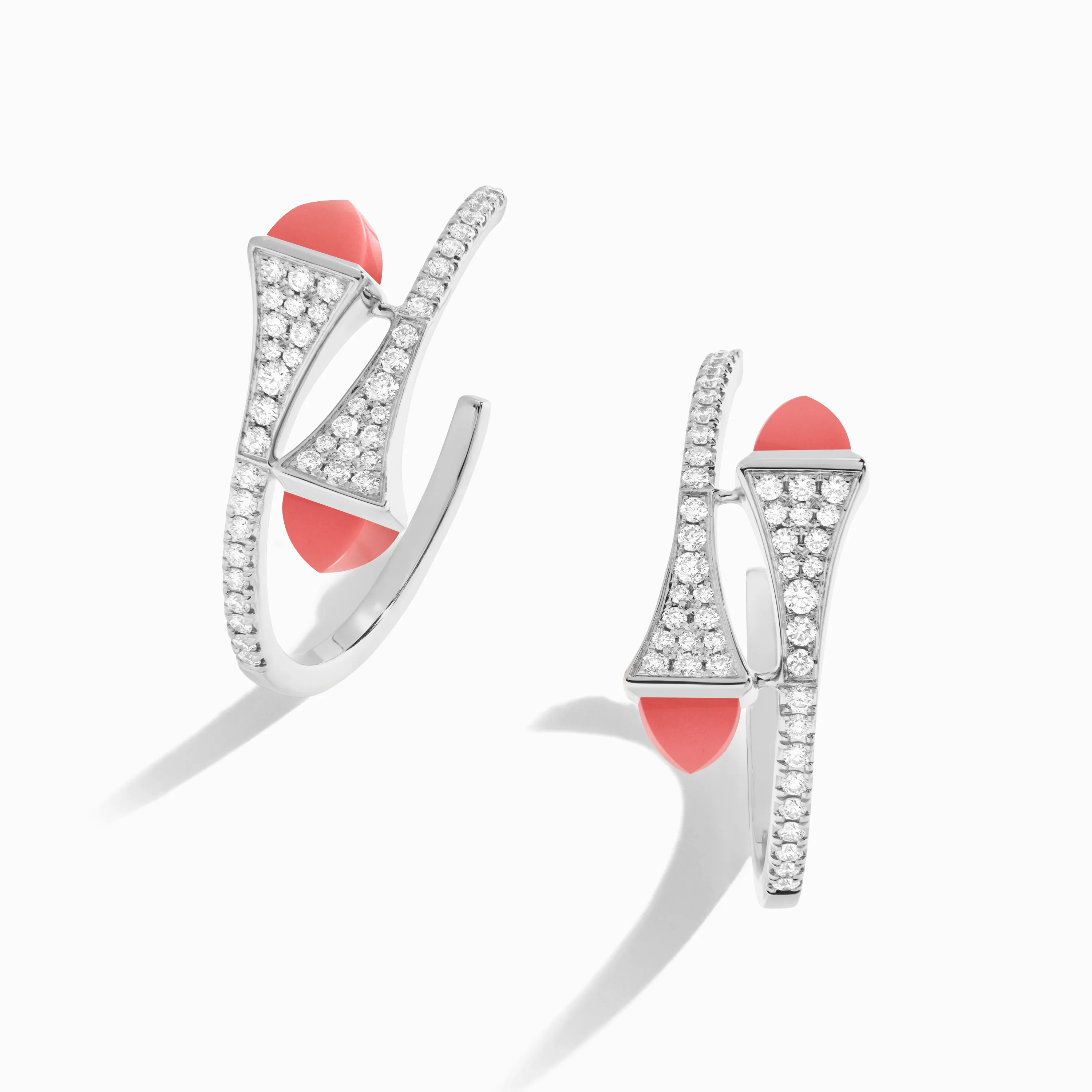 Cleo Diamond Small Hoop Earrings - Image 18