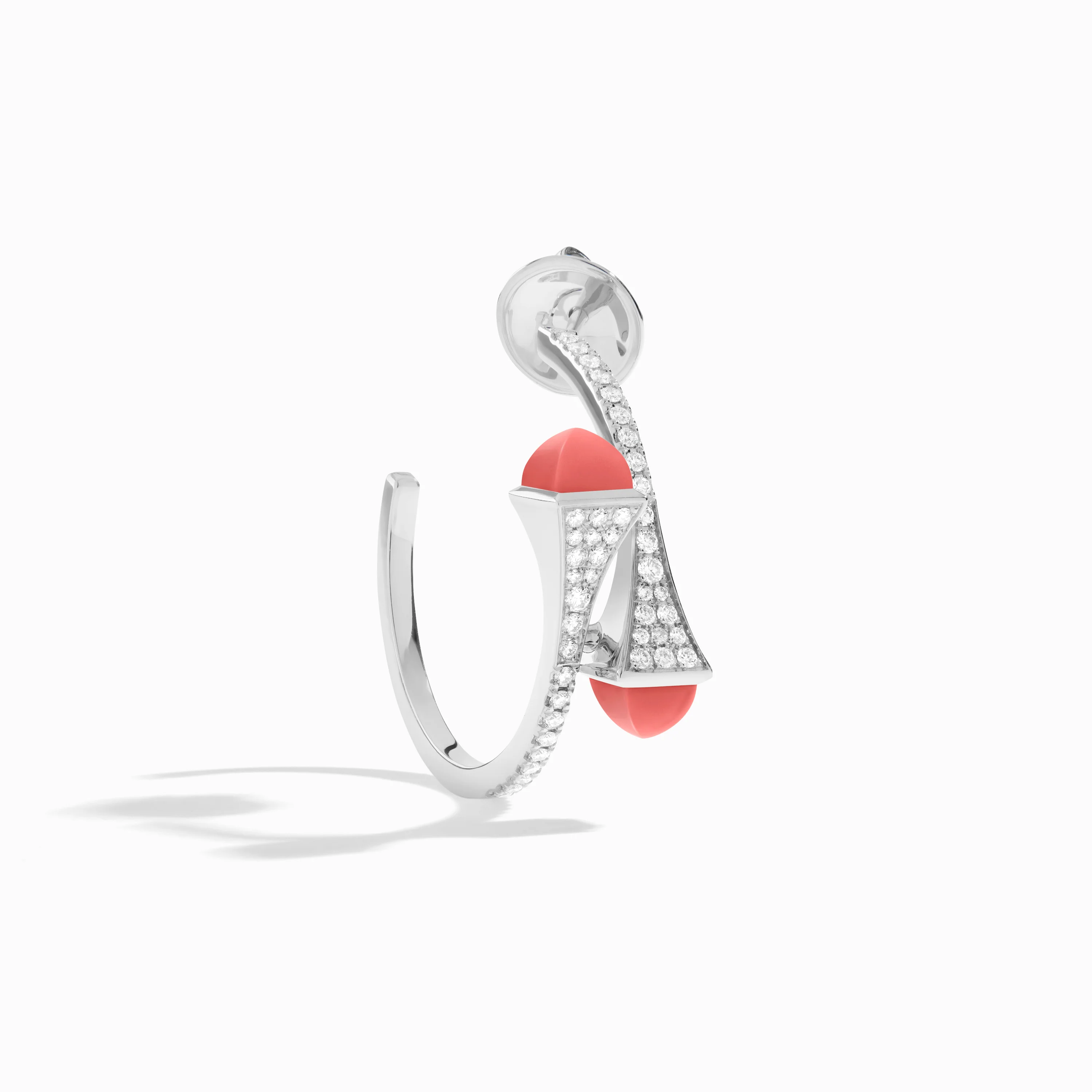 Cleo Diamond Small Hoop Earrings - Image 19