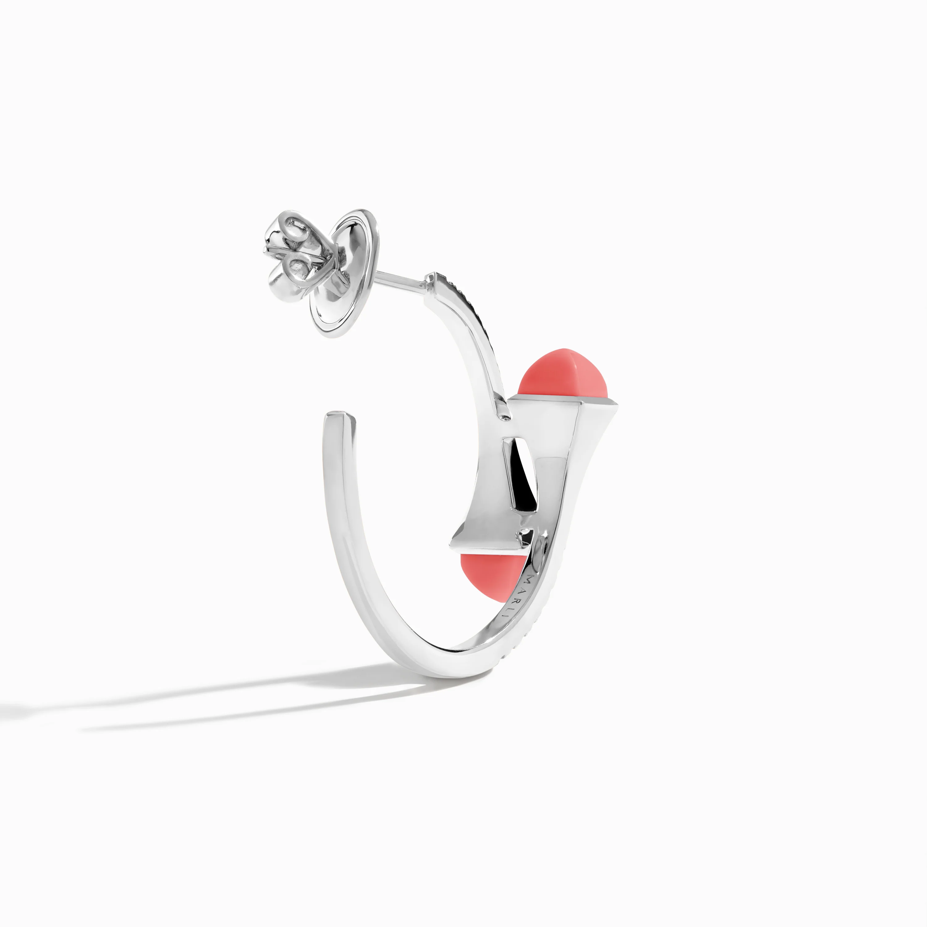 Cleo Diamond Small Hoop Earrings - Image 20