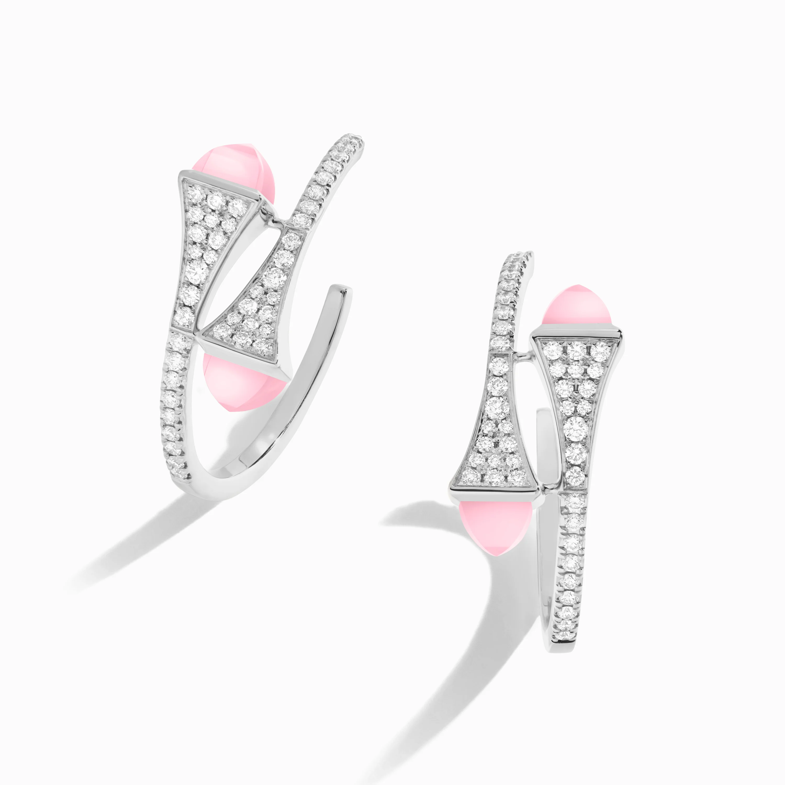 Cleo Diamond Small Hoop Earrings - Image 21