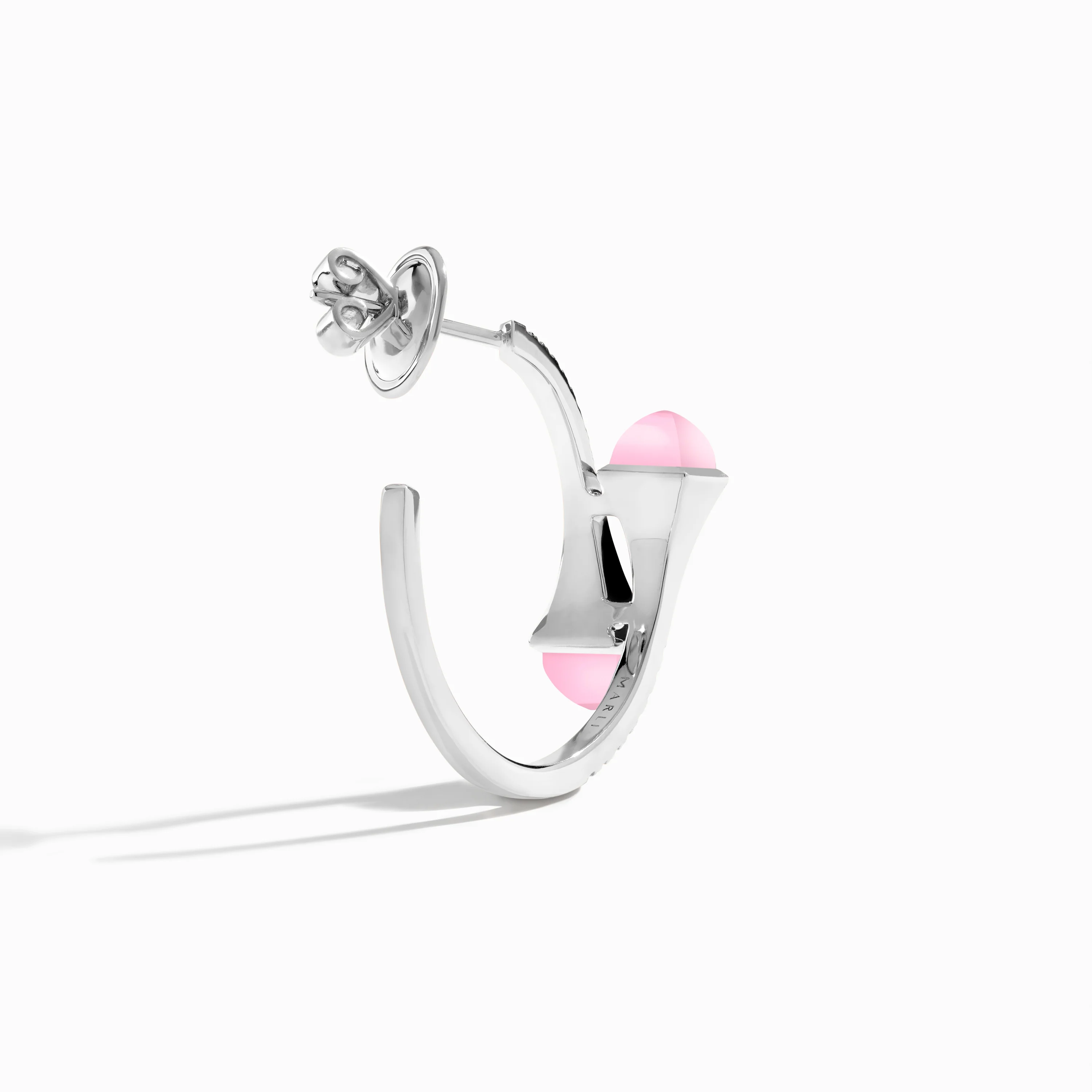Cleo Diamond Small Hoop Earrings - Image 23