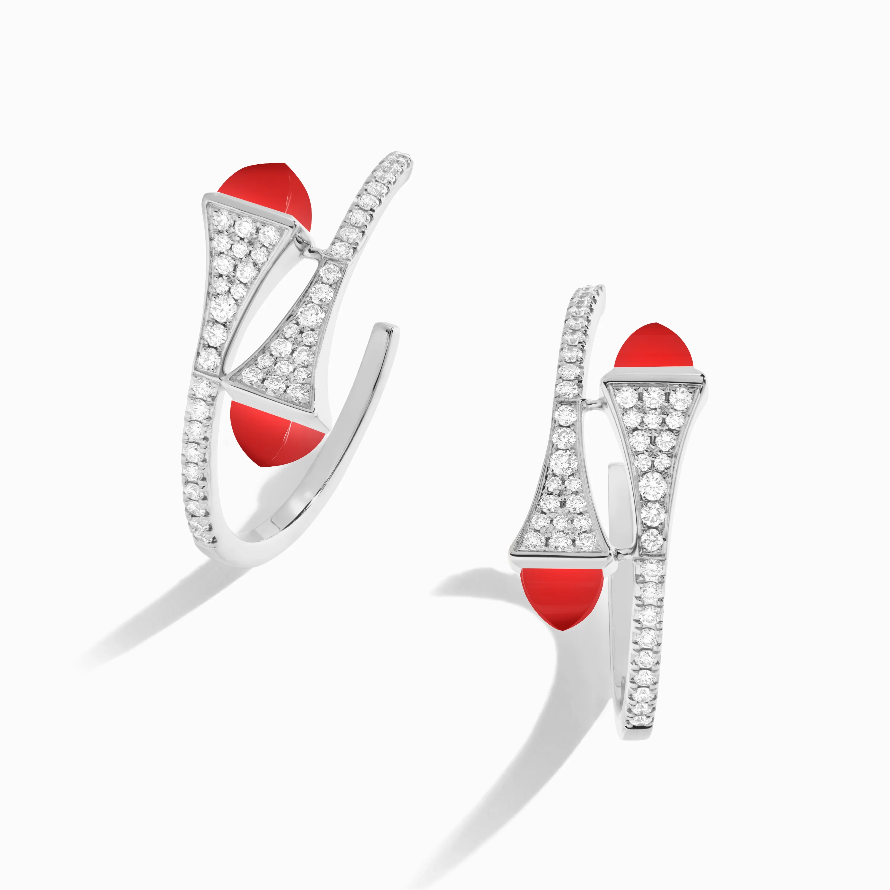 Cleo Diamond Small Hoop Earrings - Image 24