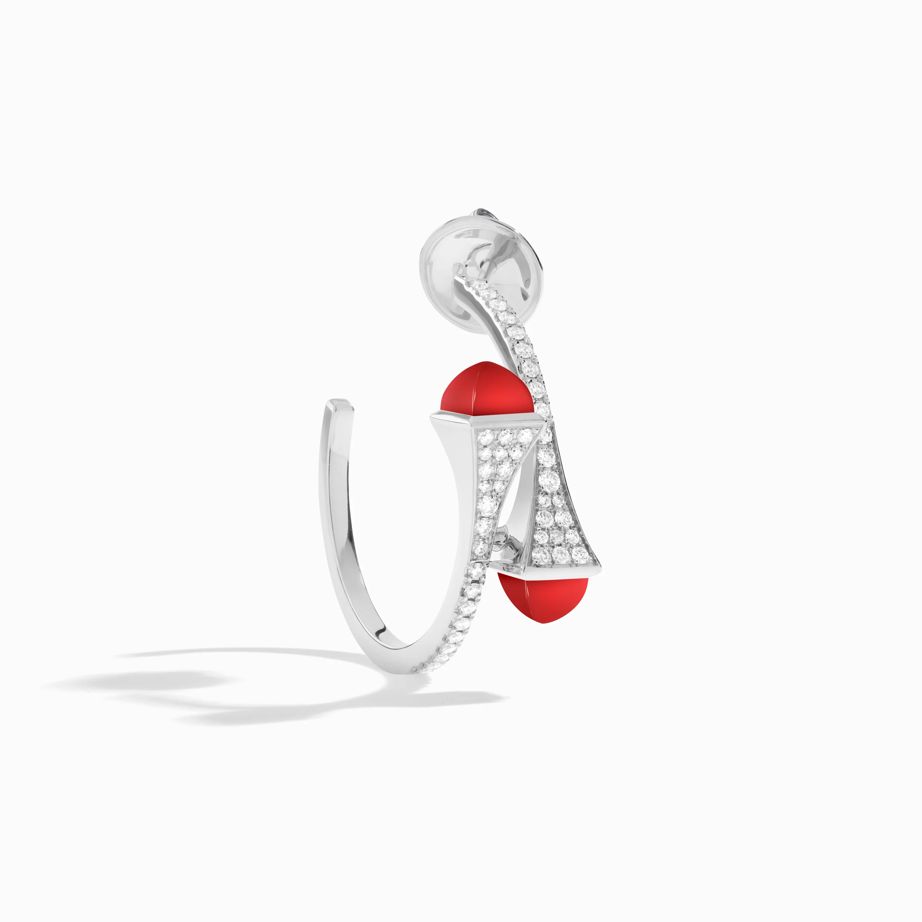 Cleo Diamond Small Hoop Earrings - Image 25