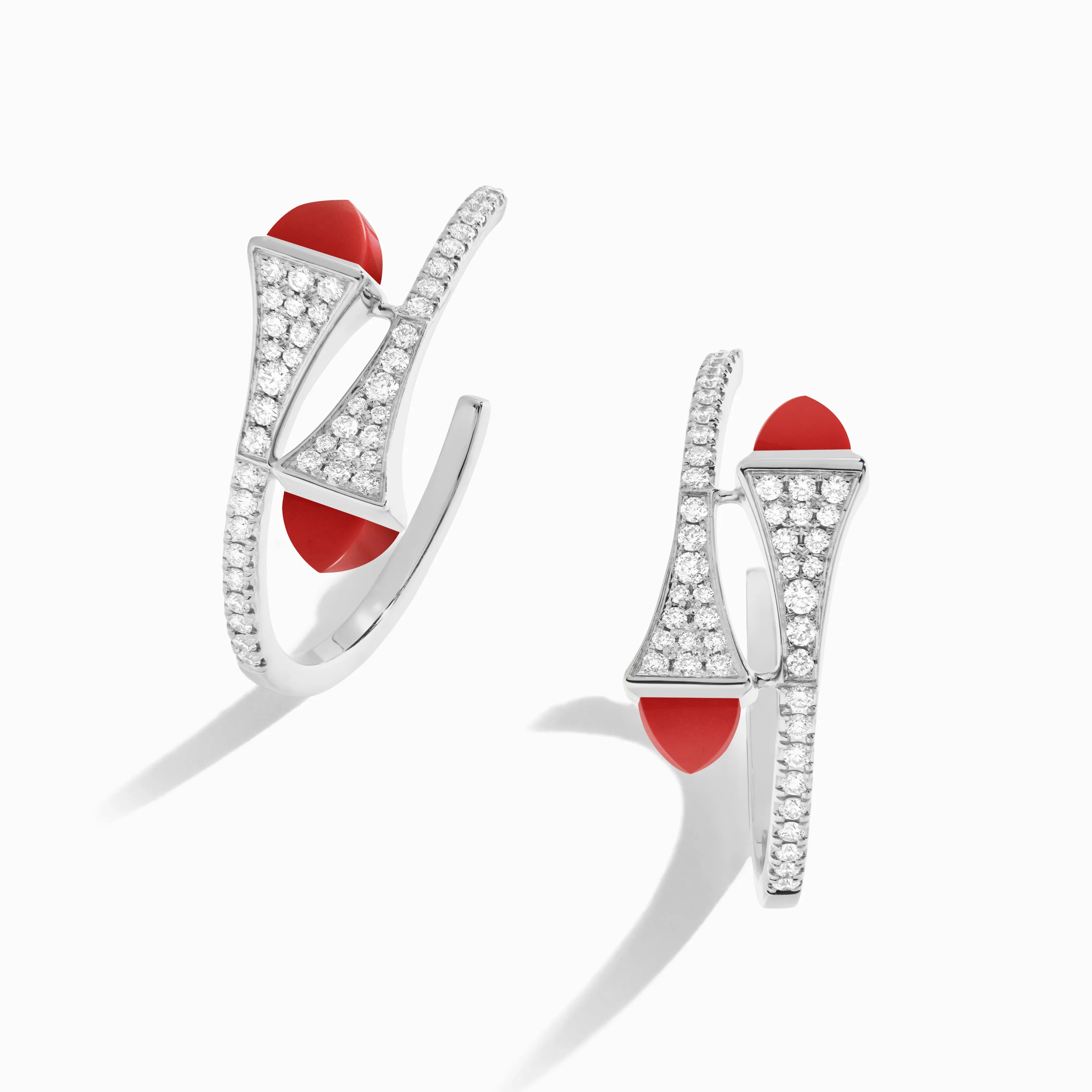 Cleo Diamond Small Hoop Earrings - Image 27