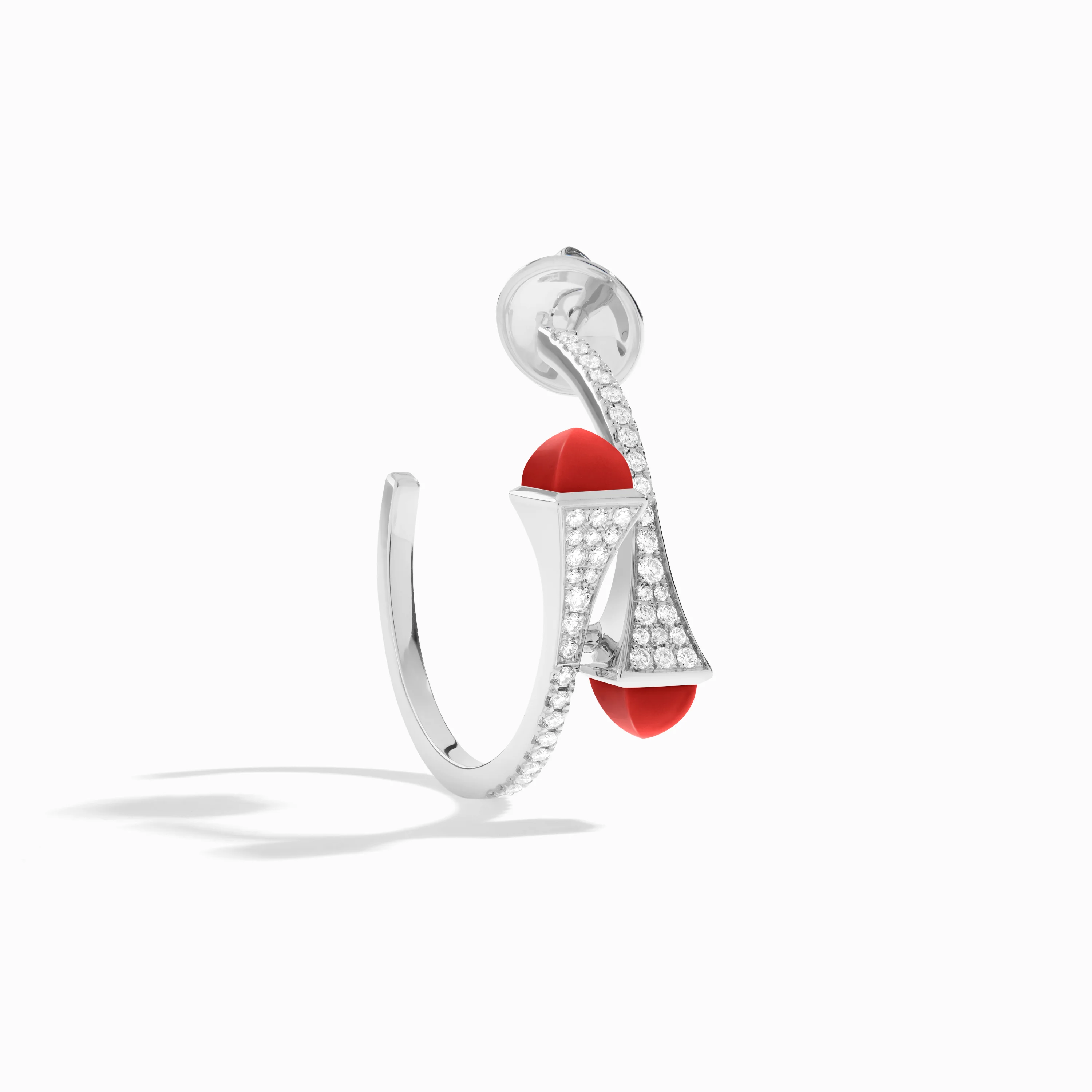 Cleo Diamond Small Hoop Earrings - Image 28