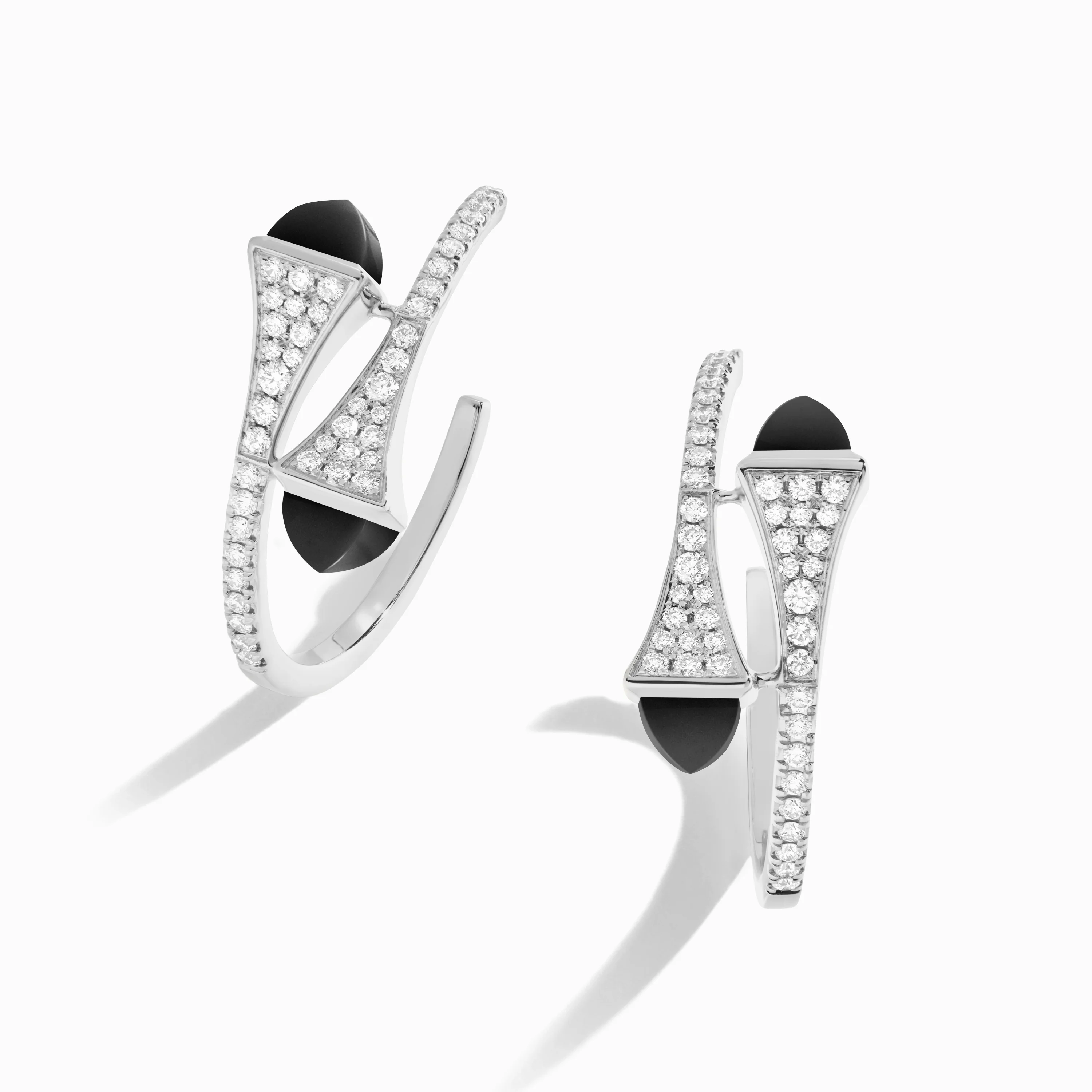 Cleo Diamond Small Hoop Earrings - Image 8