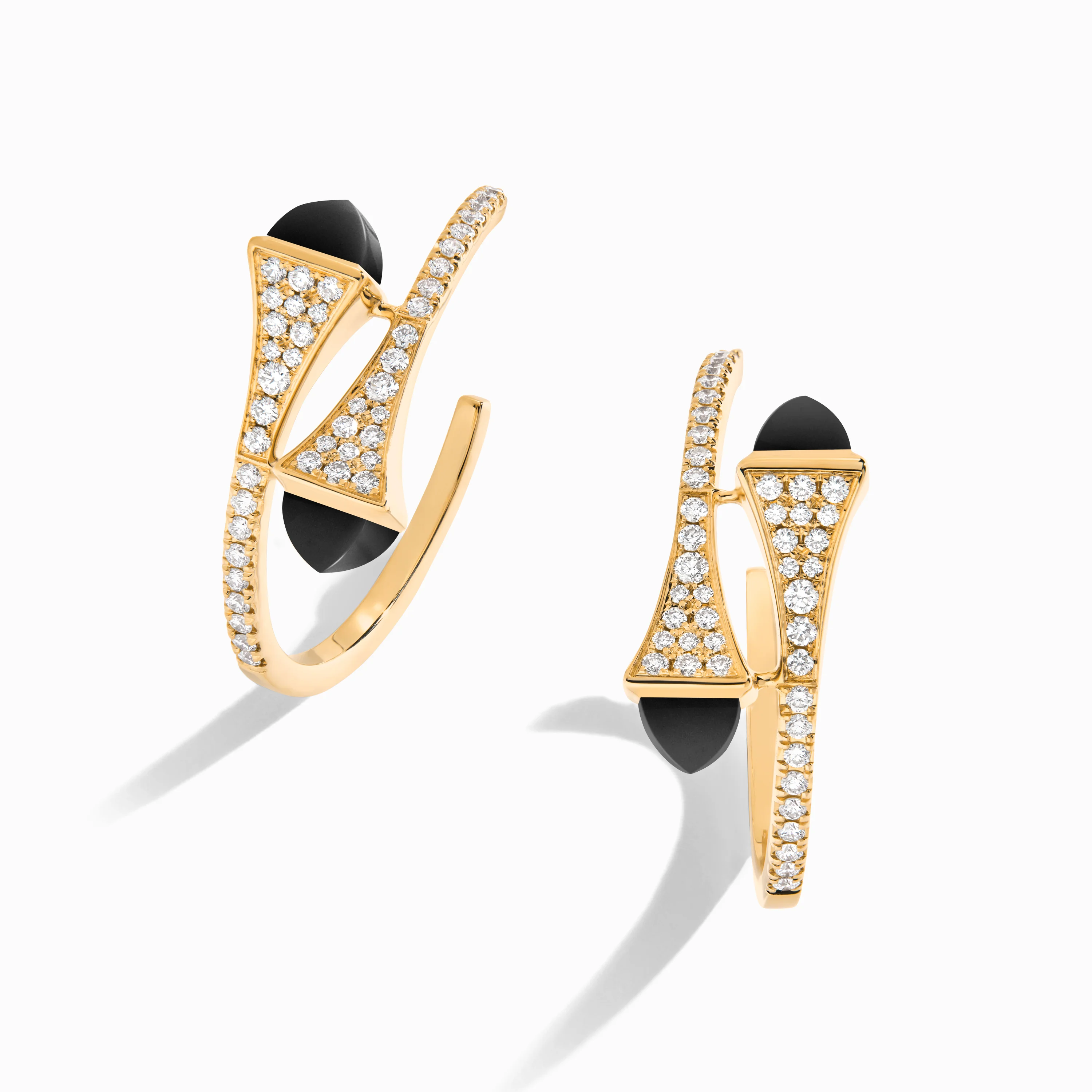 Cleo Diamond Small Hoop Earrings - Image 11