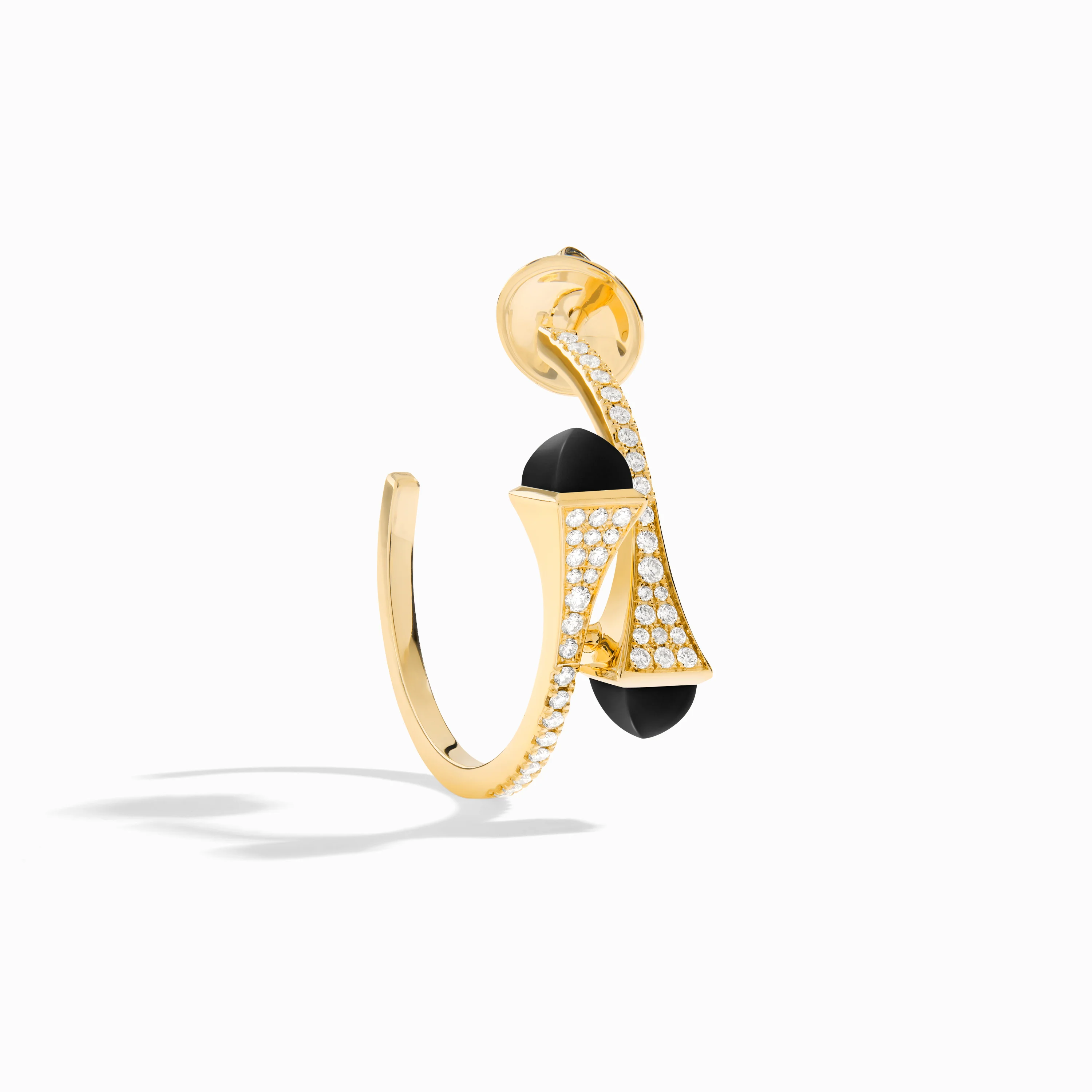 Cleo Diamond Small Hoop Earrings - Image 12