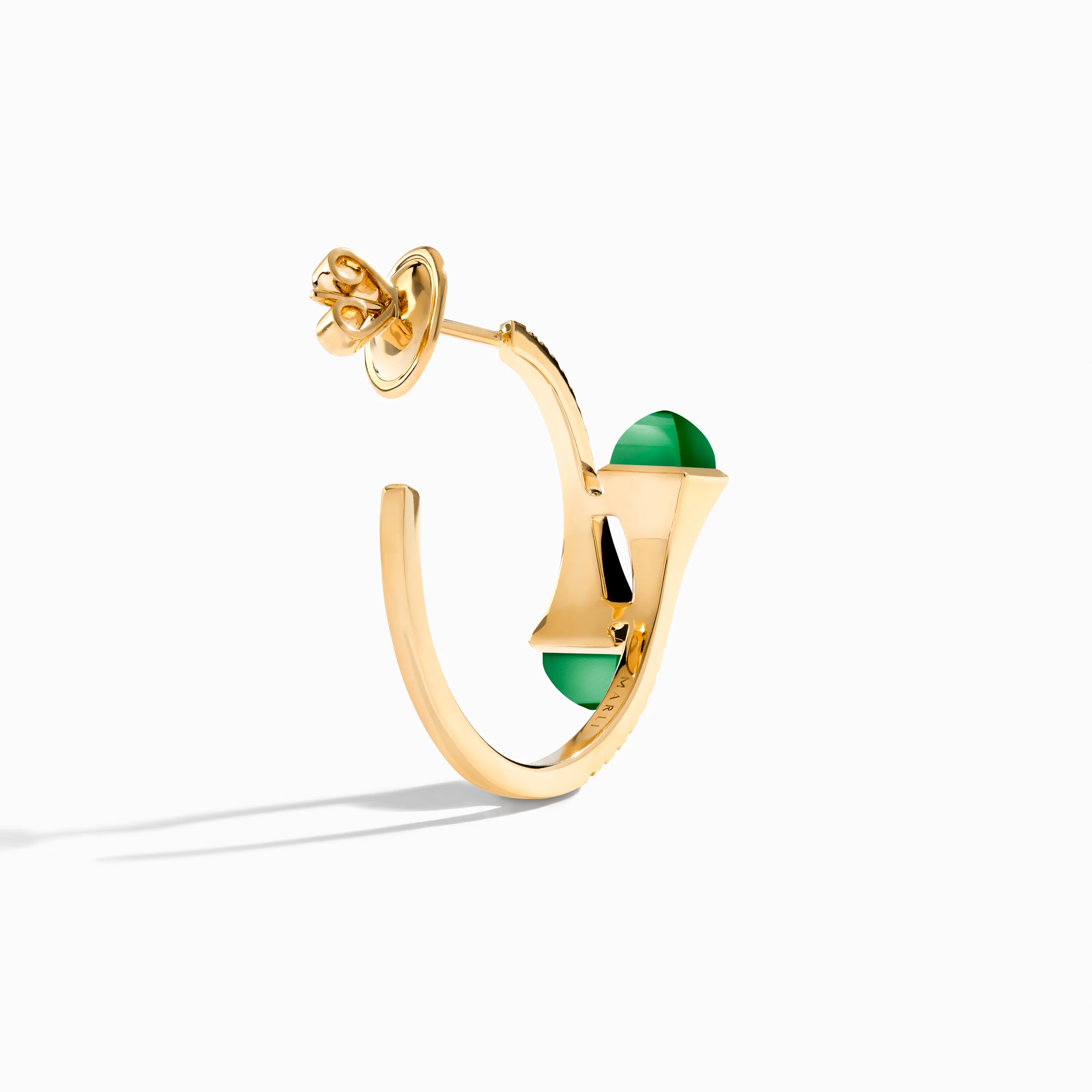 Cleo Diamond Small Hoop Earrings - Image 17