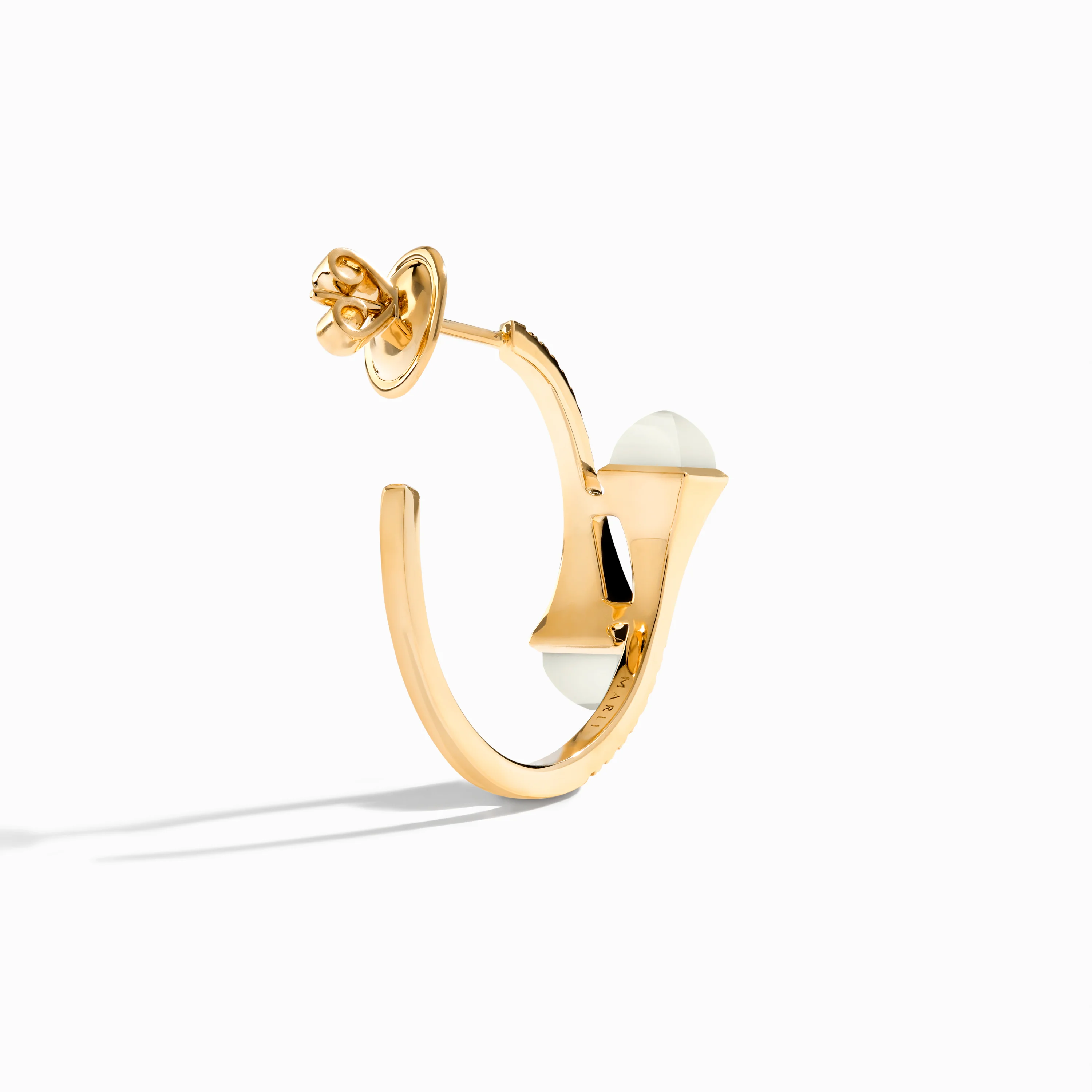 Cleo Diamond Small Hoop Earrings - Image 20