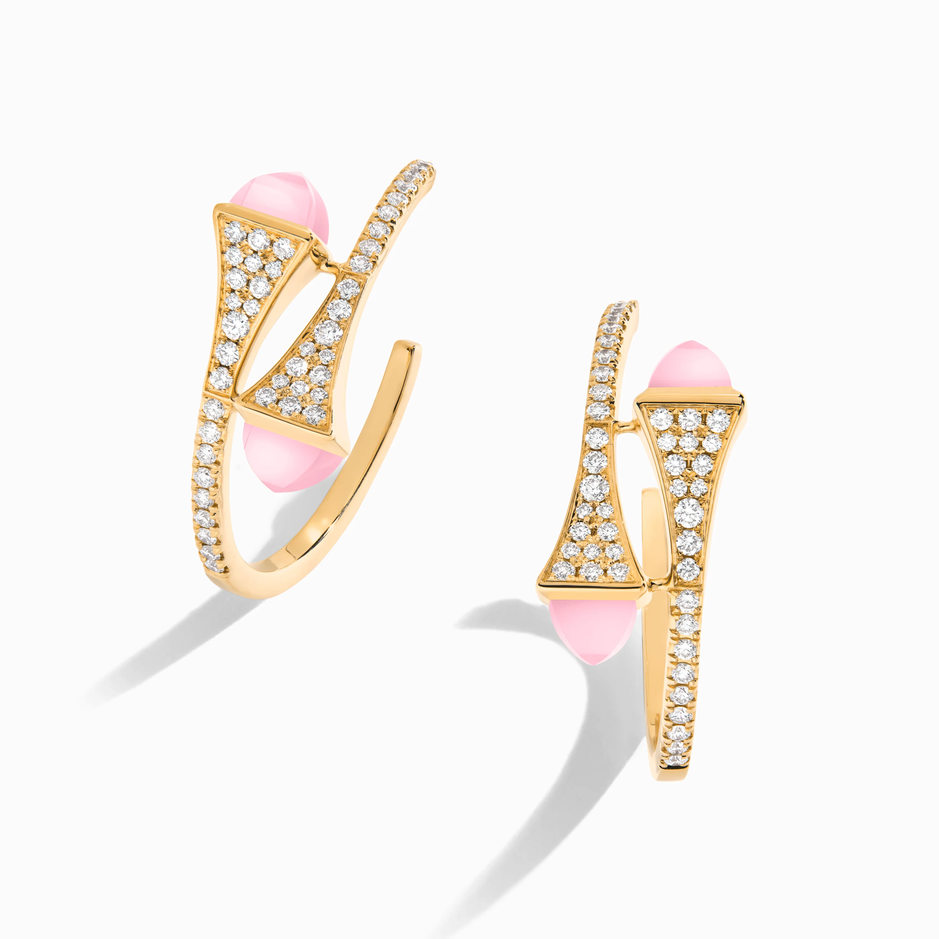 Cleo Diamond Small Hoop Earrings - Image 24