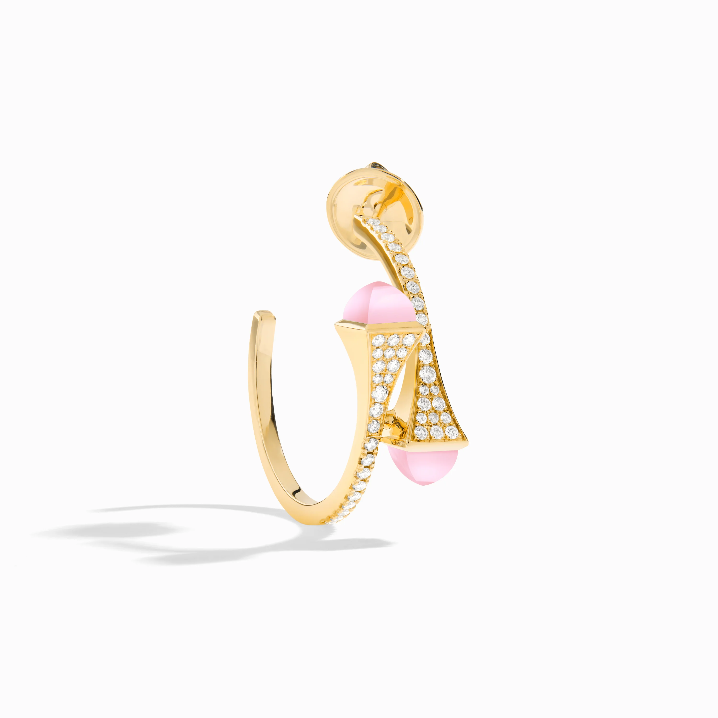 Cleo Diamond Small Hoop Earrings - Image 25