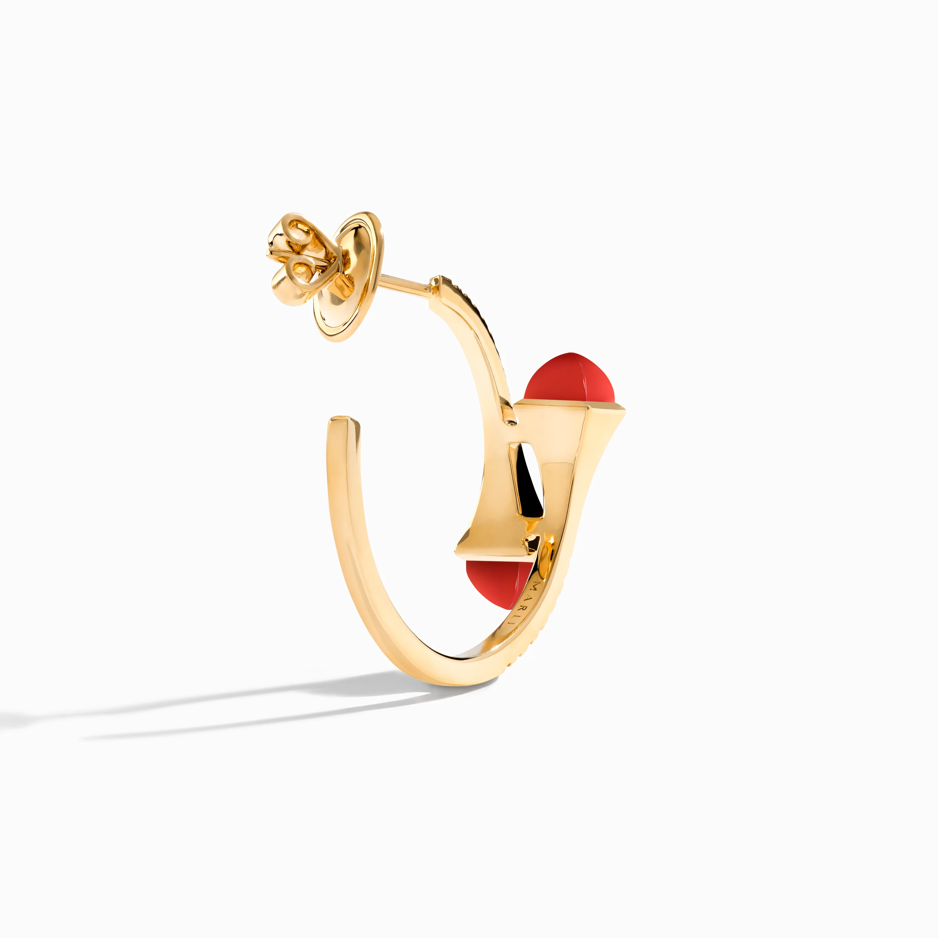 Cleo Diamond Small Hoop Earrings - Image 29