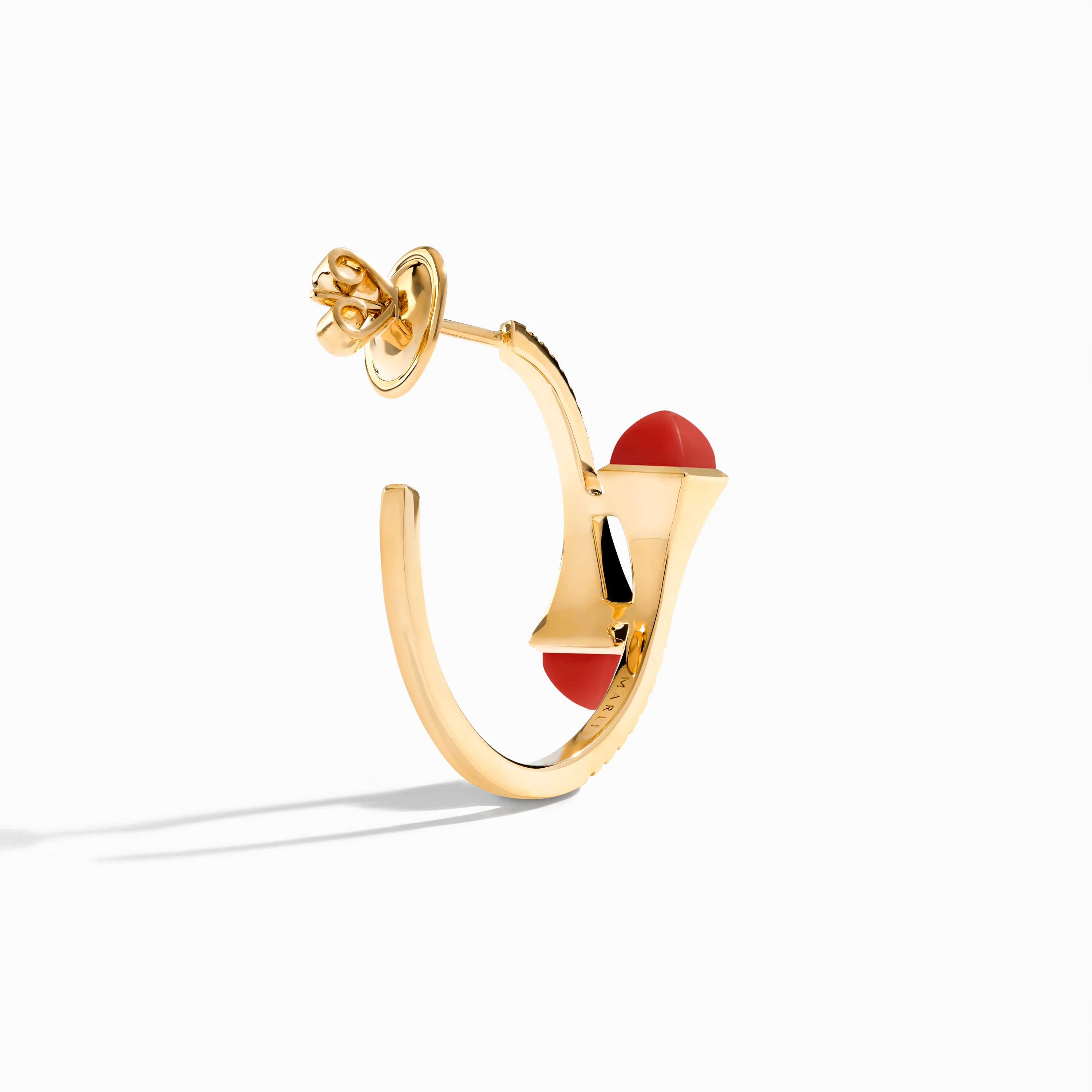 Cleo Diamond Small Hoop Earrings - Image 32