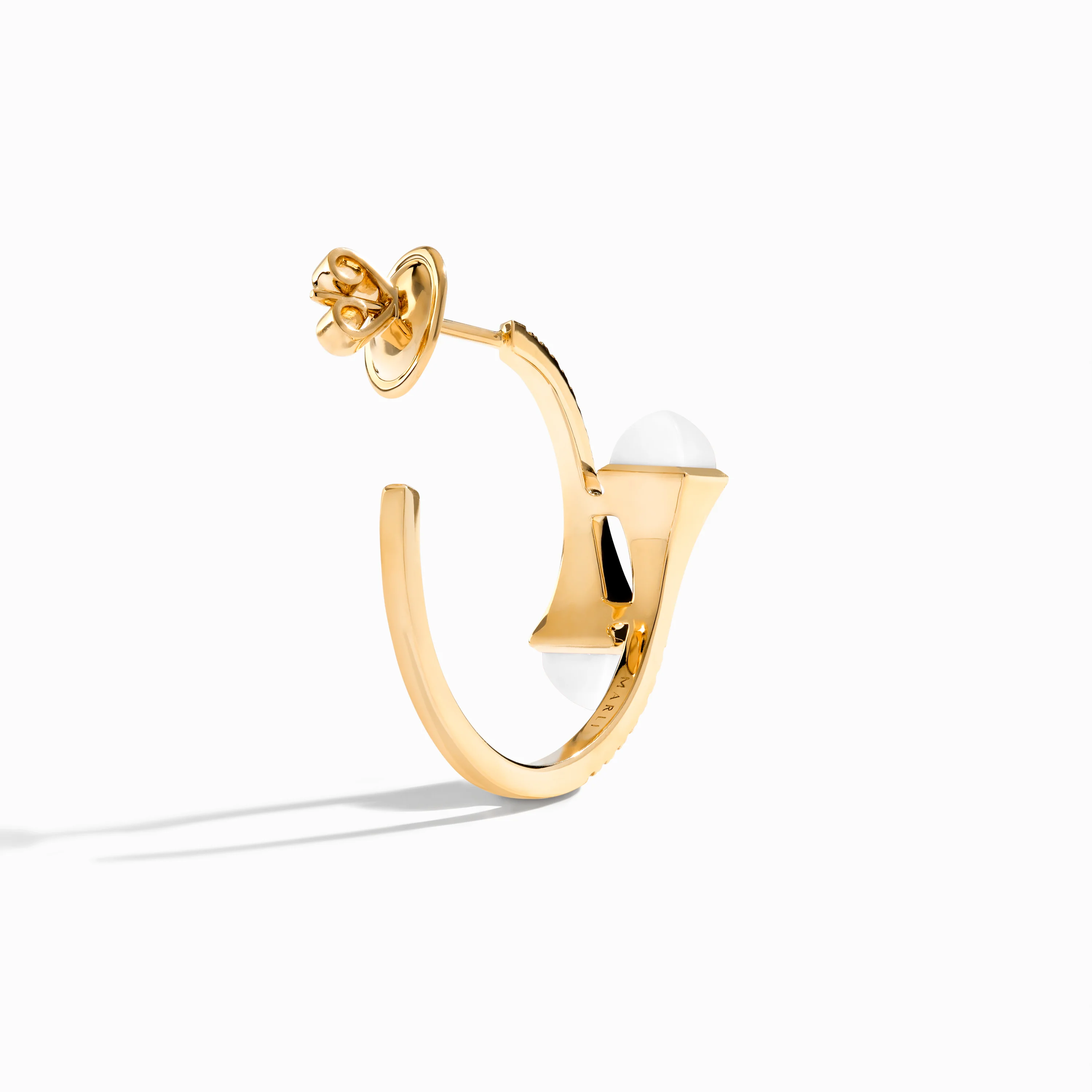 Cleo Diamond Small Hoop Earrings - Image 35