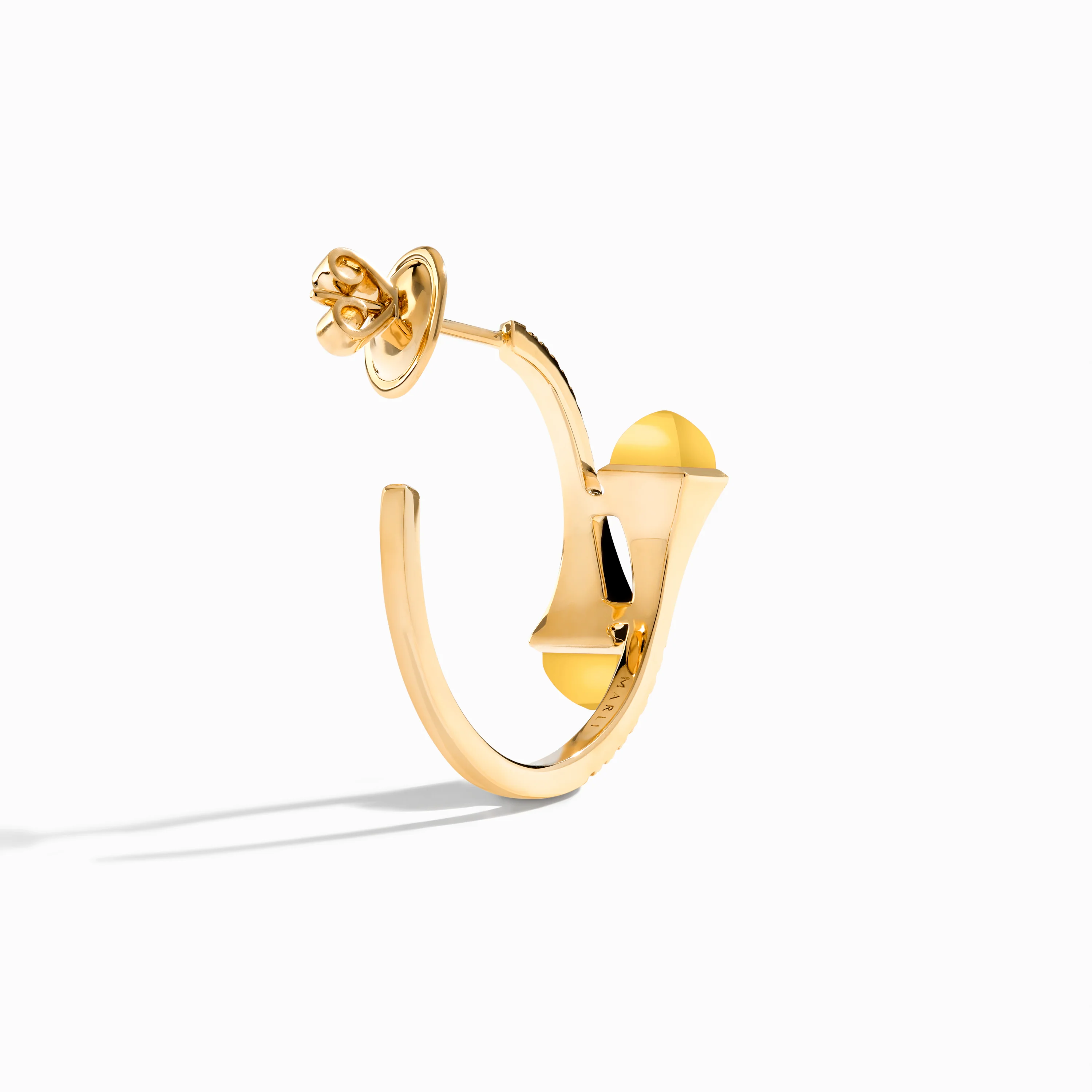 Cleo Diamond Small Hoop Earrings - Image 38