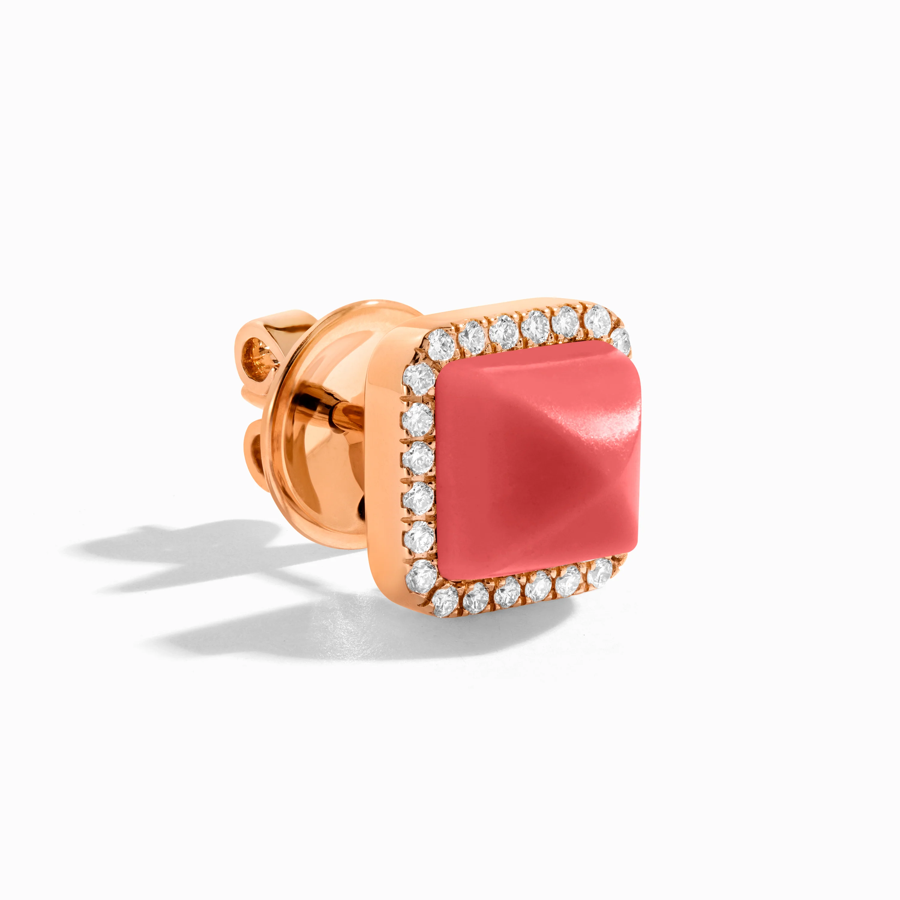 Cleo Diamond Stud Pyramid Earrings - Image 20