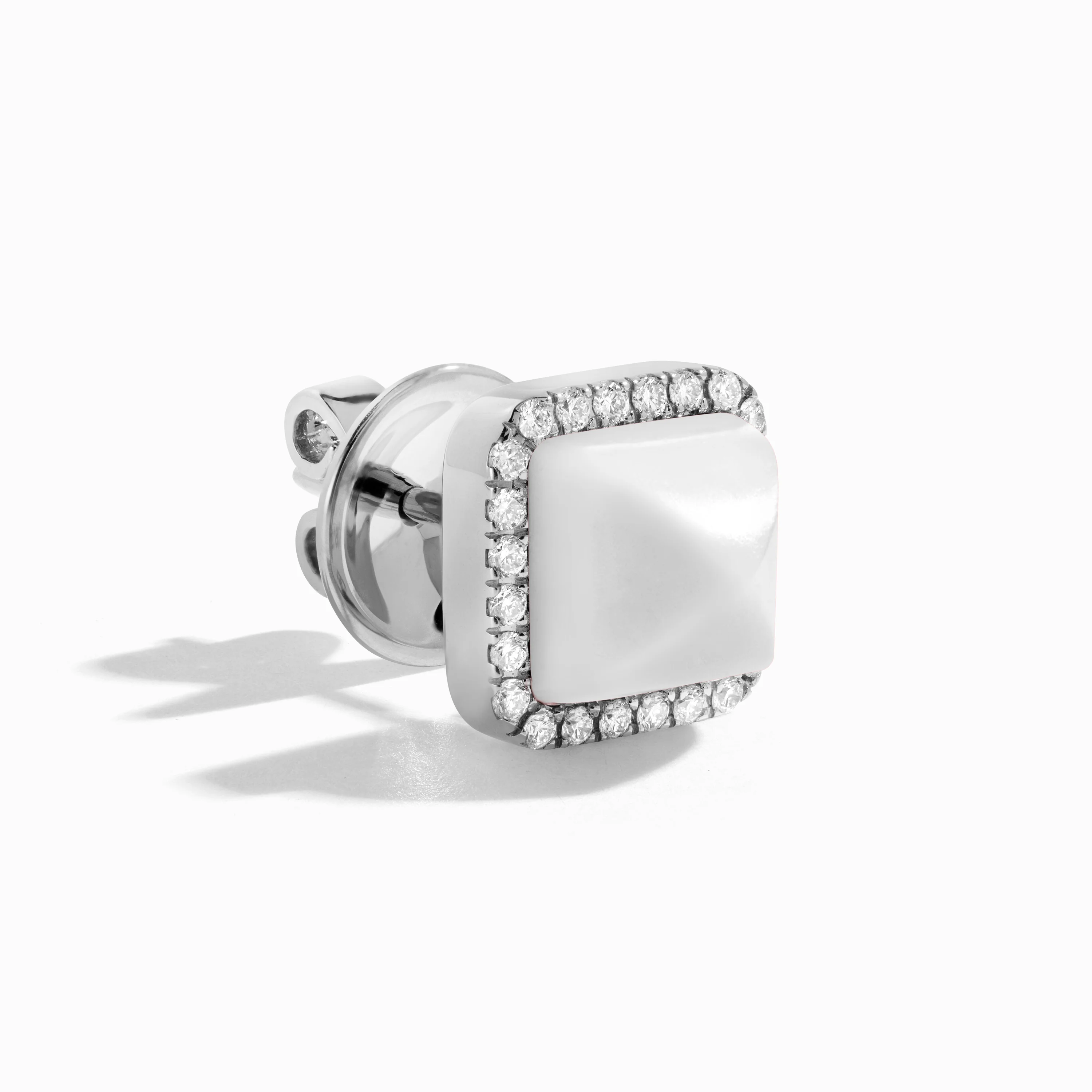 Cleo Diamond Stud Pyramid Earrings - Image 29