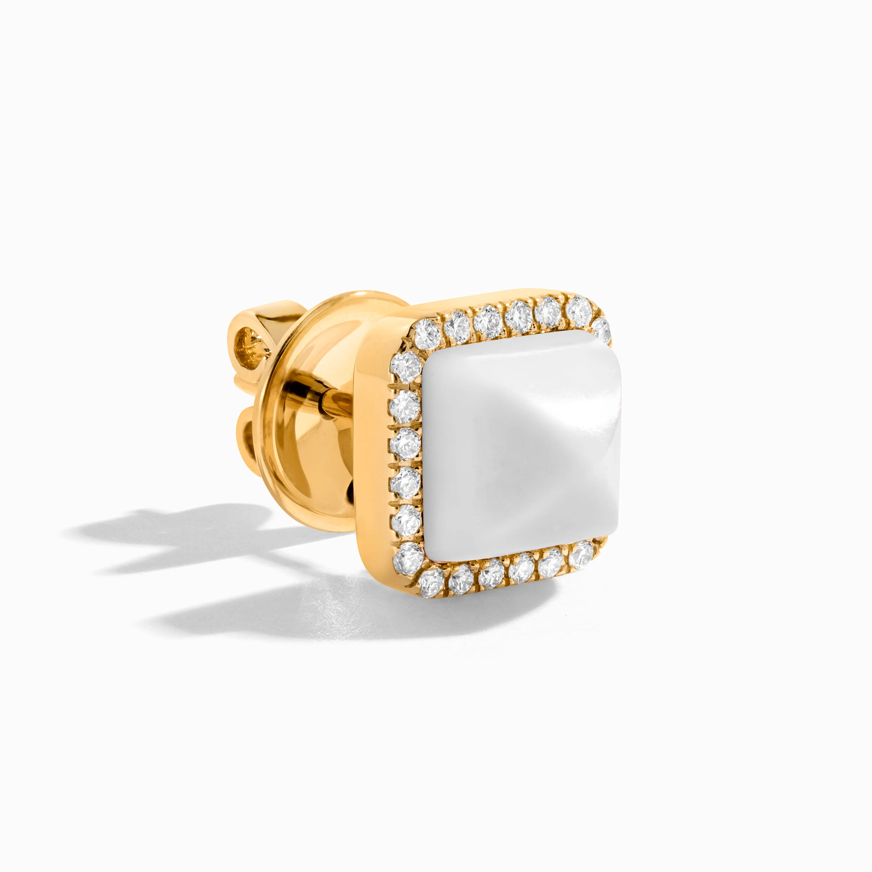 Cleo Diamond Stud Pyramid Earrings - Image 32