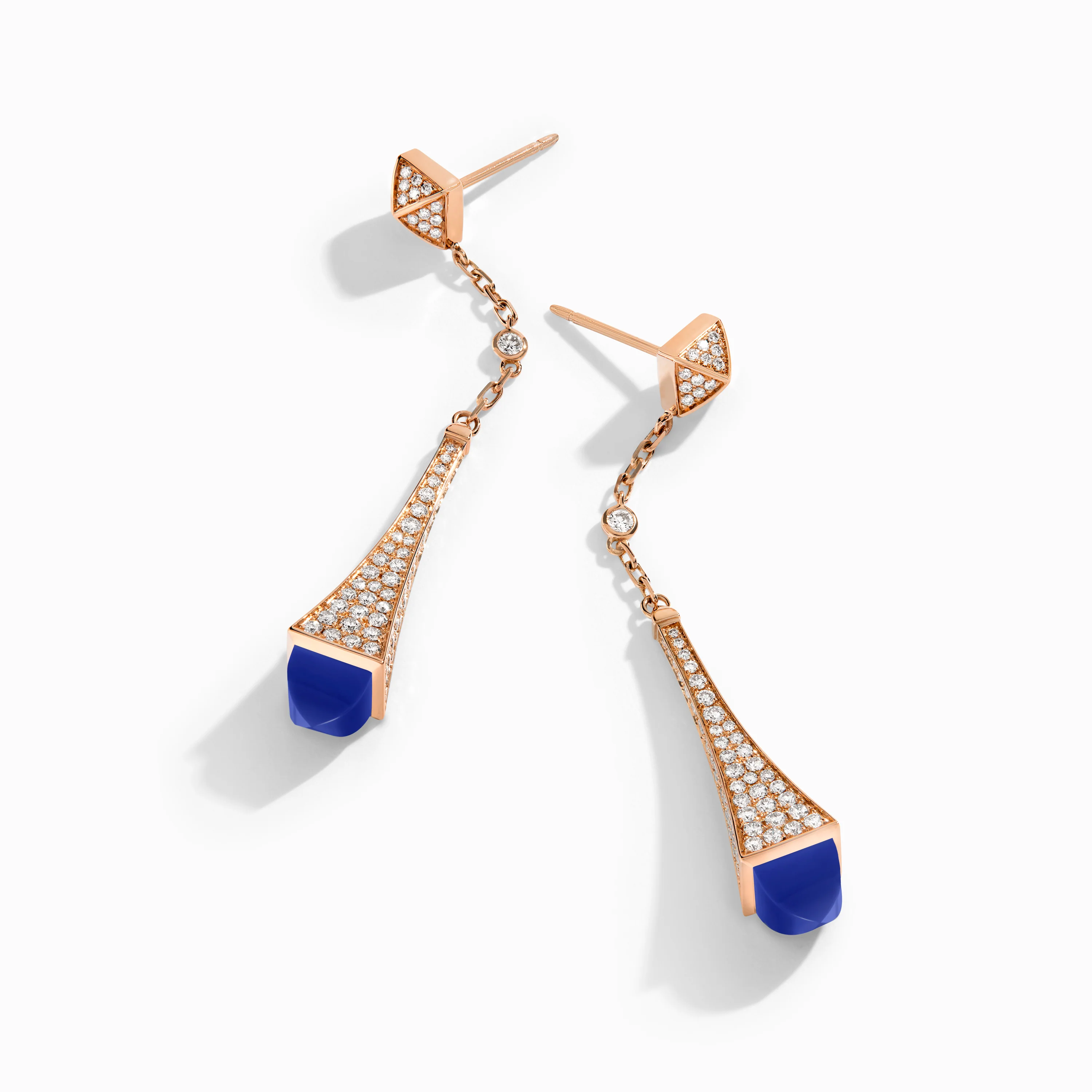 Cleo Diamond Teardrop Earrings - Image 11