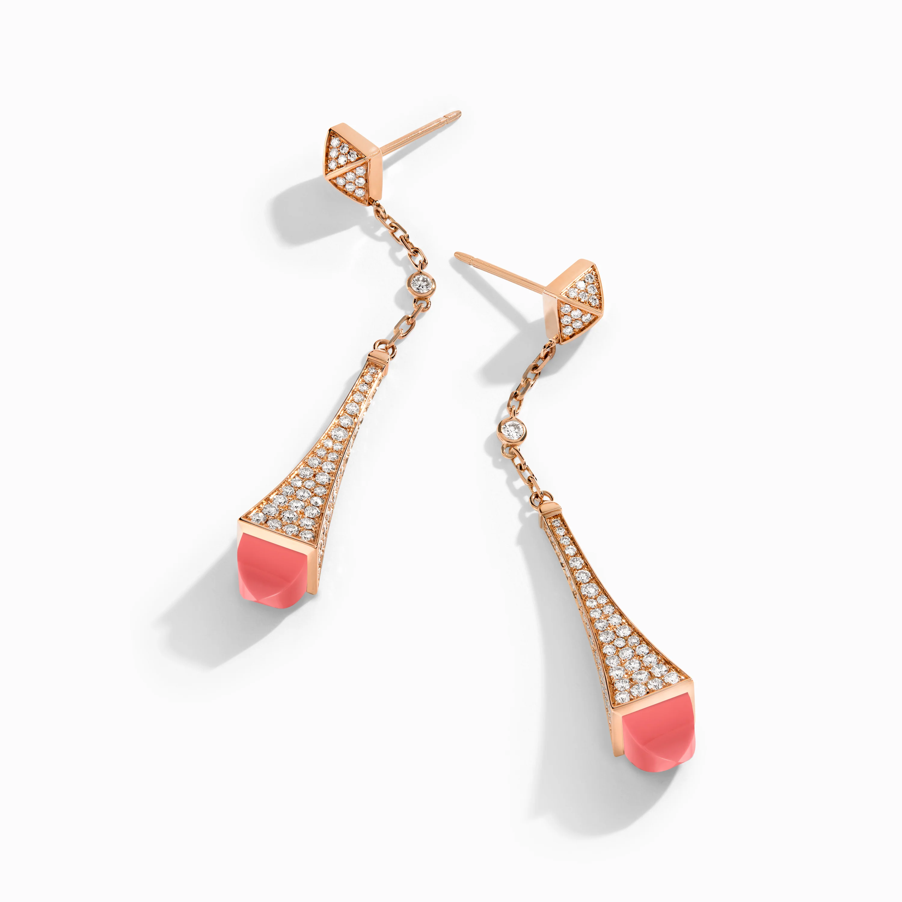 Cleo Diamond Teardrop Earrings - Image 17