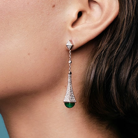 Cleo Diamond Teardrop Earrings - Image 4