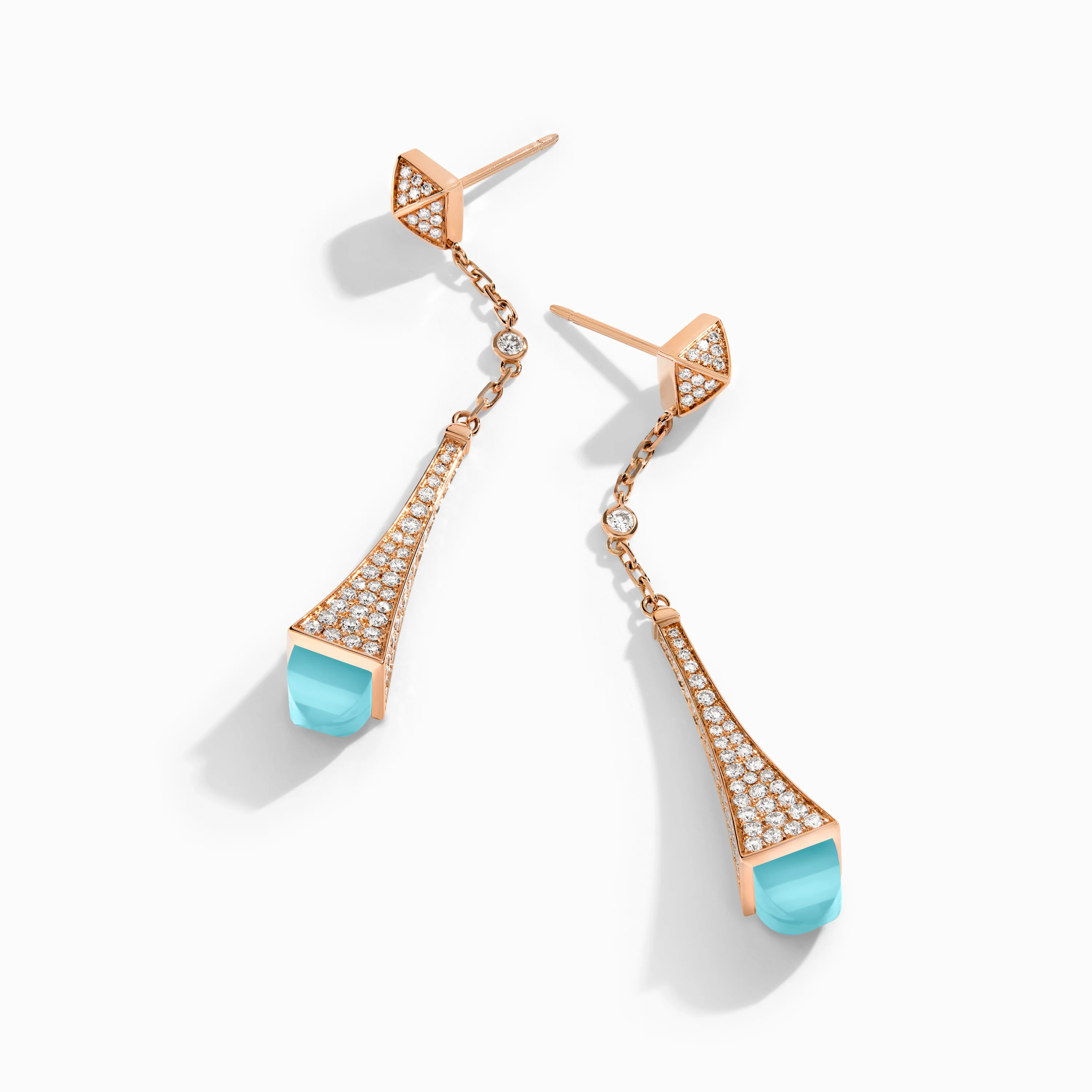 Cleo Diamond Teardrop Earrings - Image 5