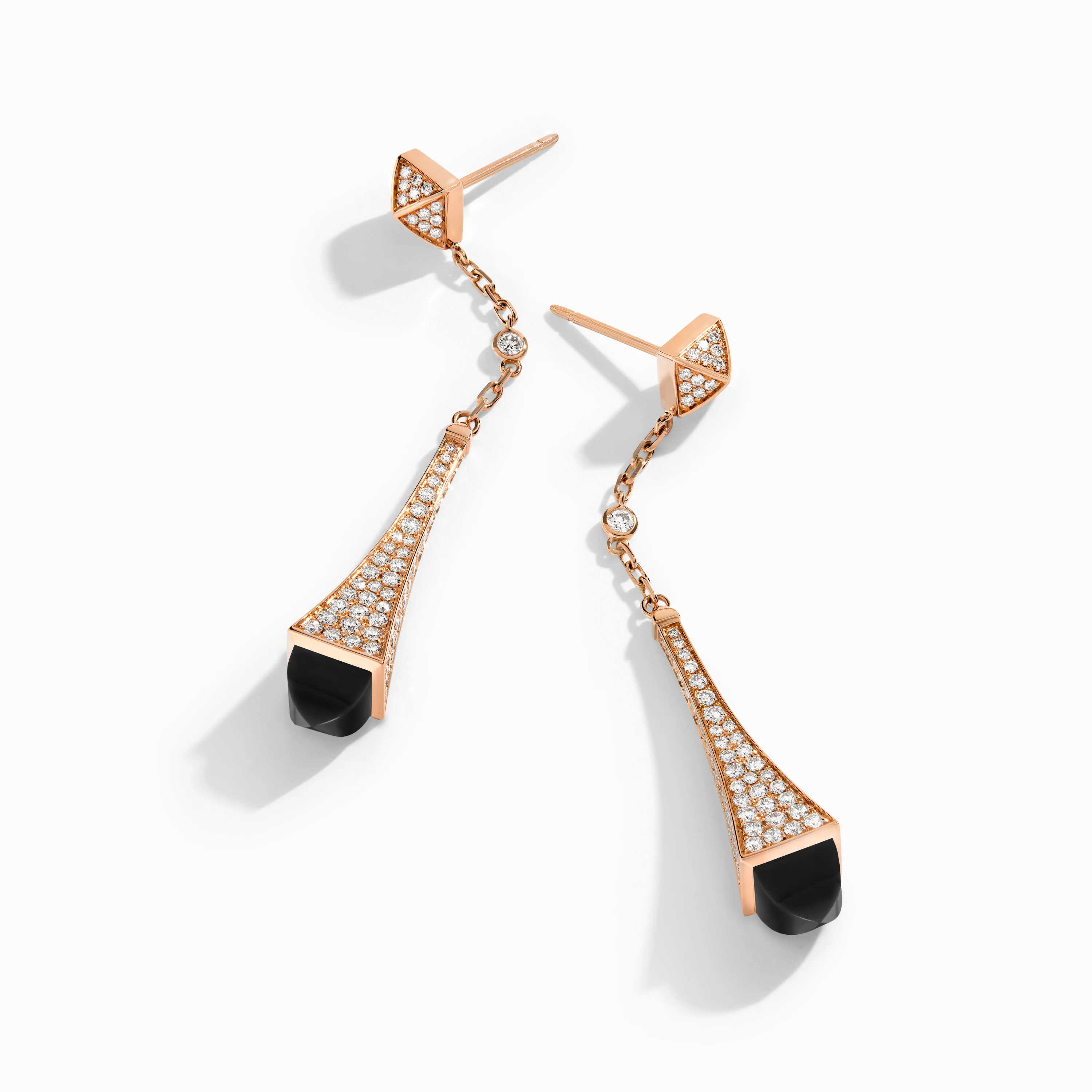 Cleo Diamond Teardrop Earrings - Image 8