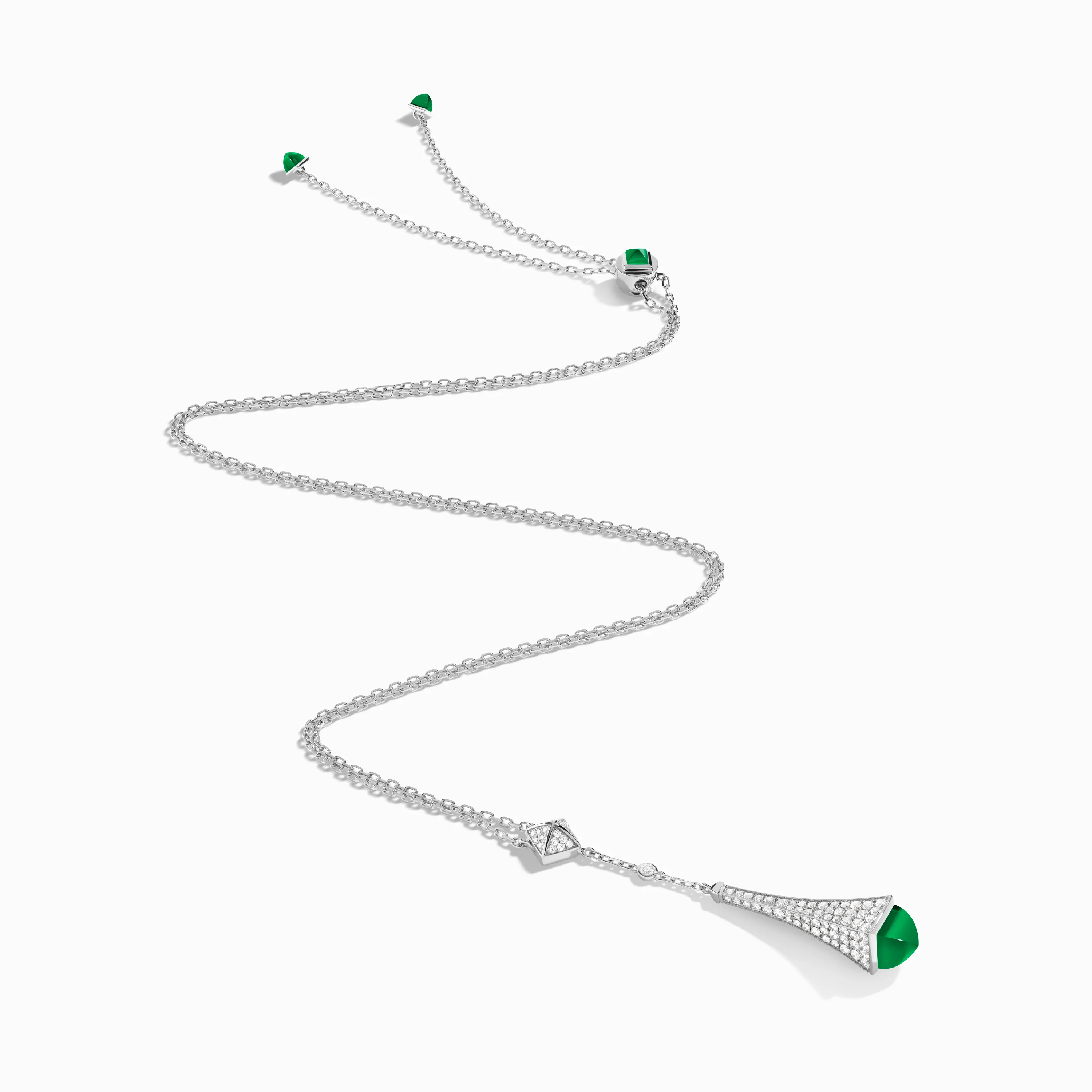 Cleo Diamond Teardrop Pendant