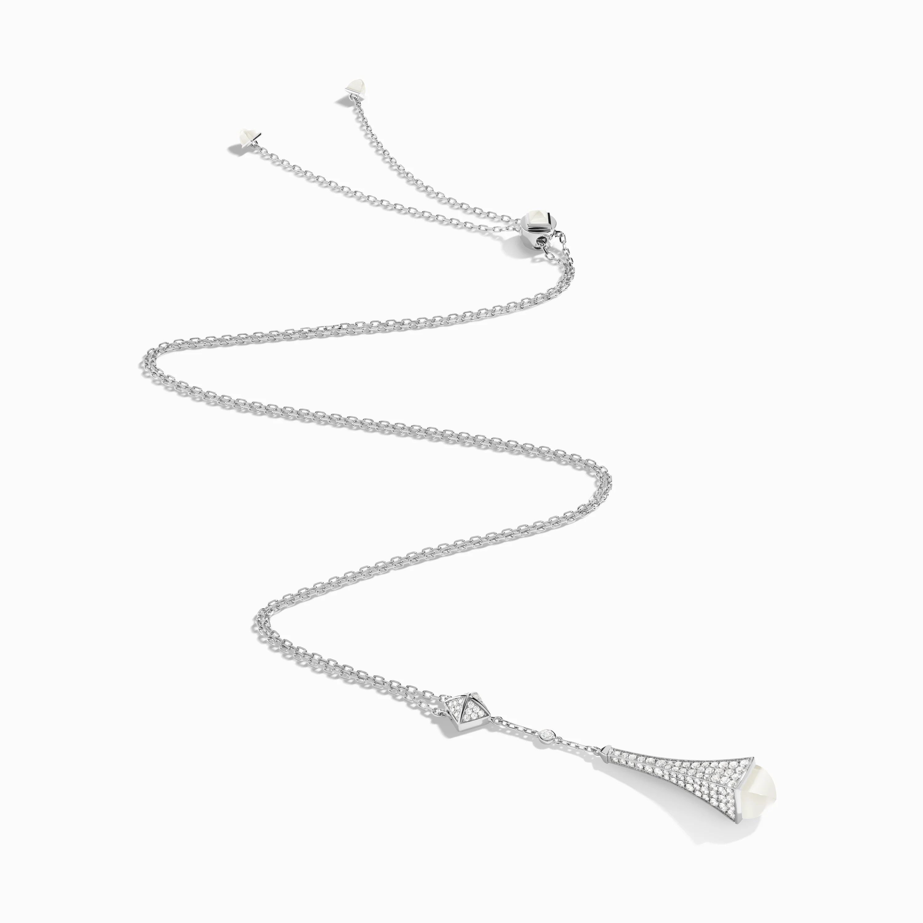 Cleo Diamond Teardrop Pendant - Image 10