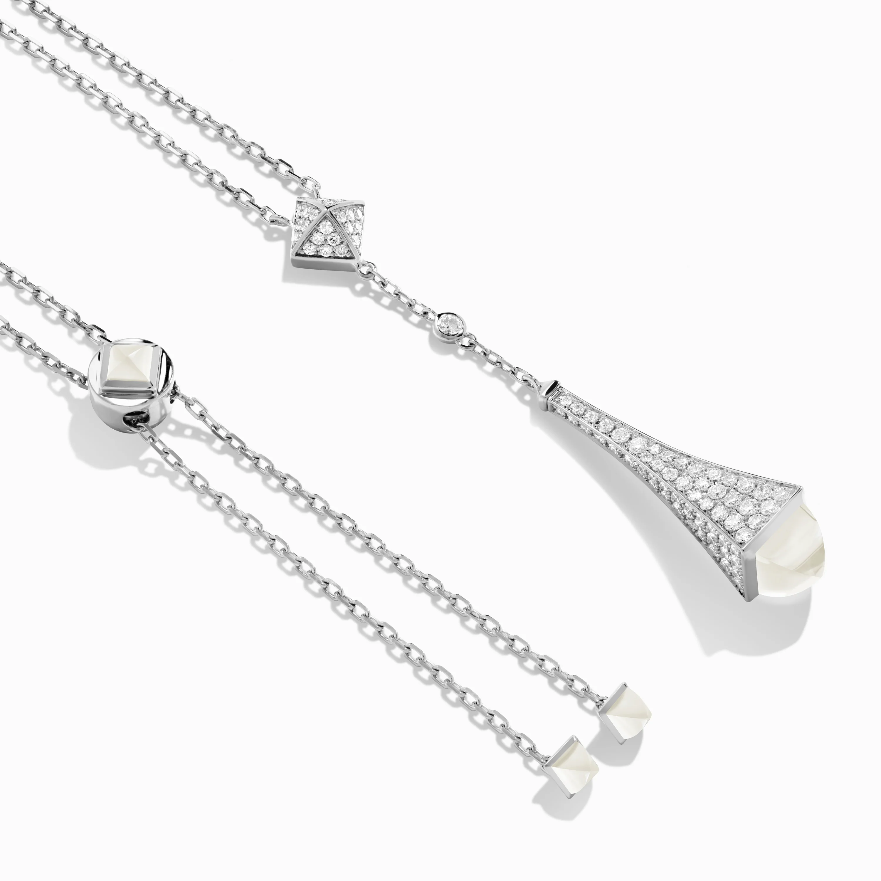 Cleo Diamond Teardrop Pendant - Image 11