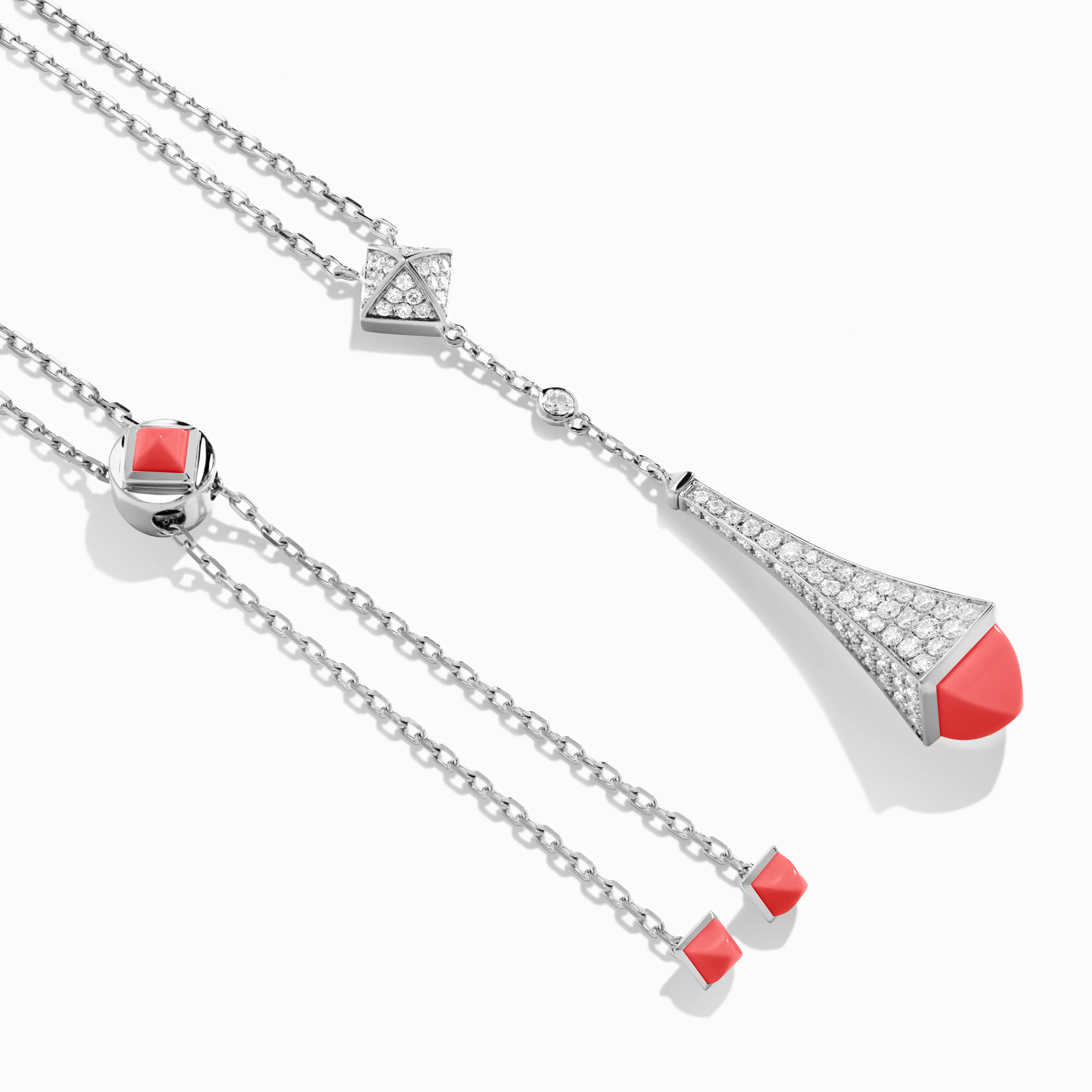 Cleo Diamond Teardrop Pendant - Image 13